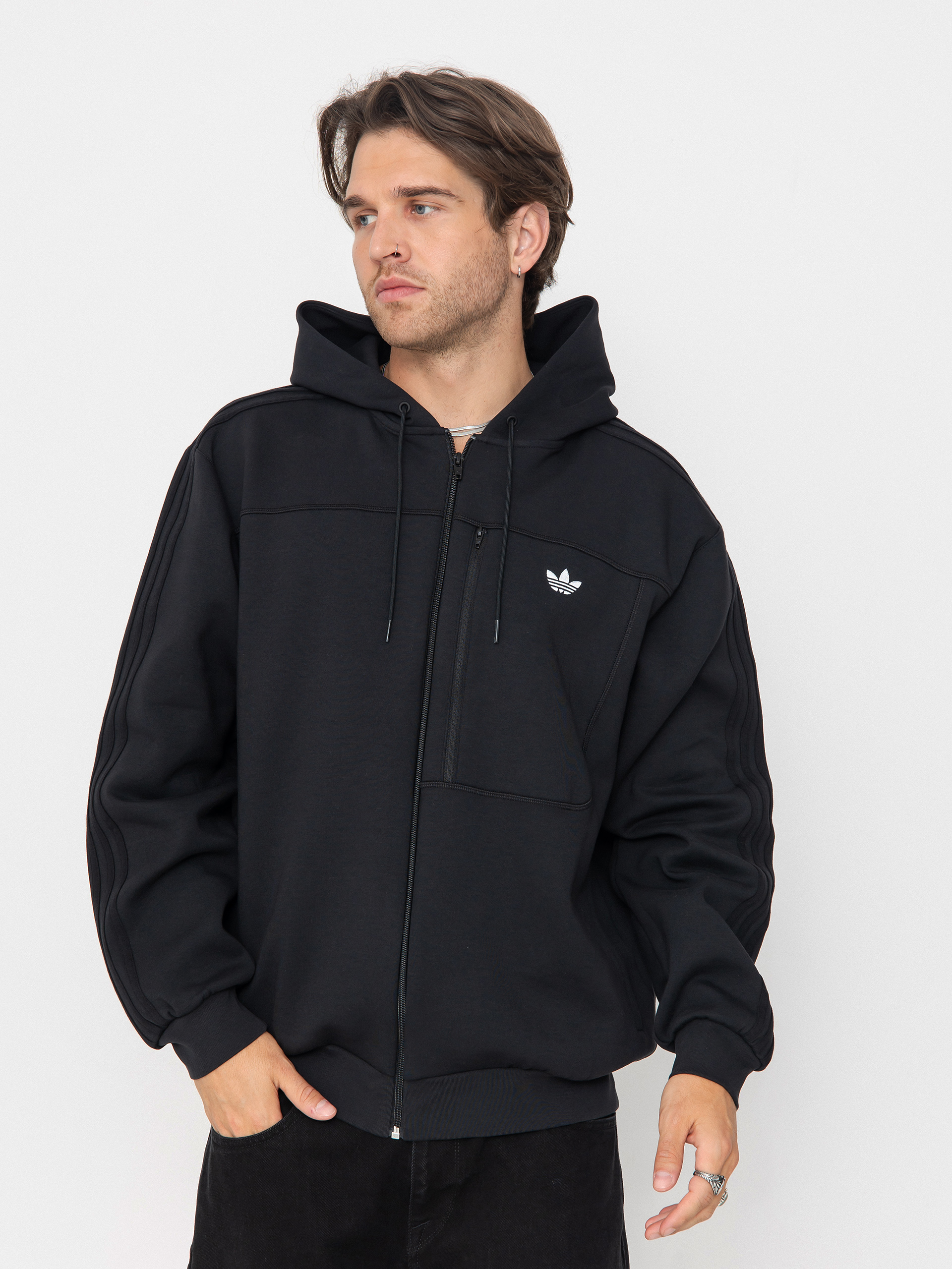 Куртка adidas Tech Fleece (black/white)