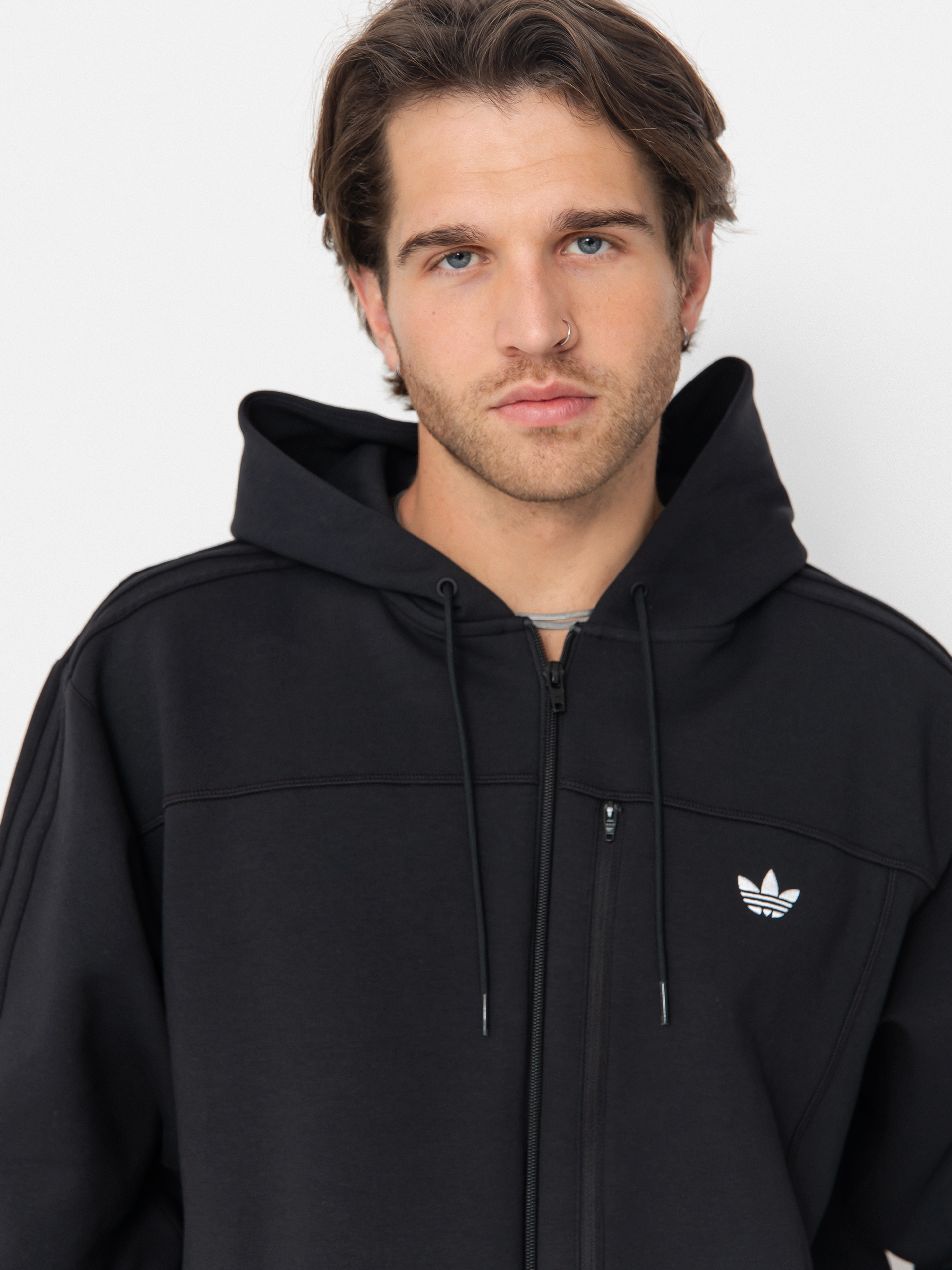 Куртка adidas Tech Fleece - чорний (black/white)