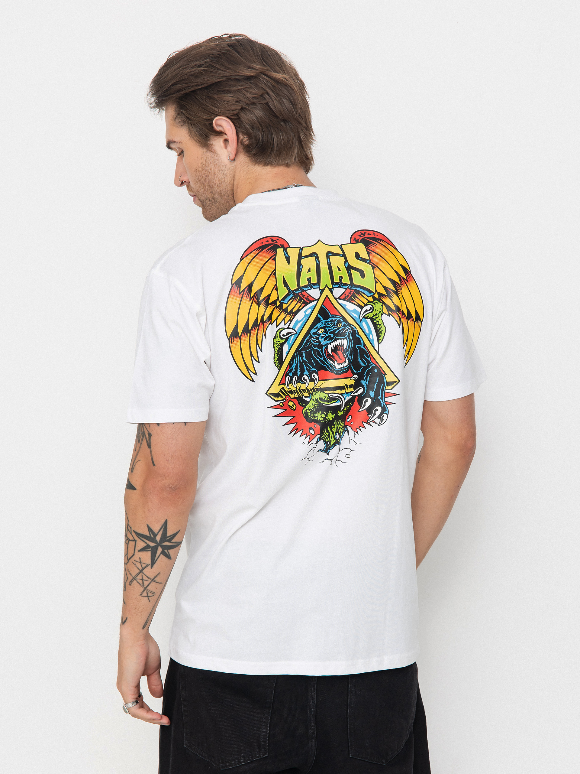 Футболка Santa Cruz Natas S.C. Panther (white)