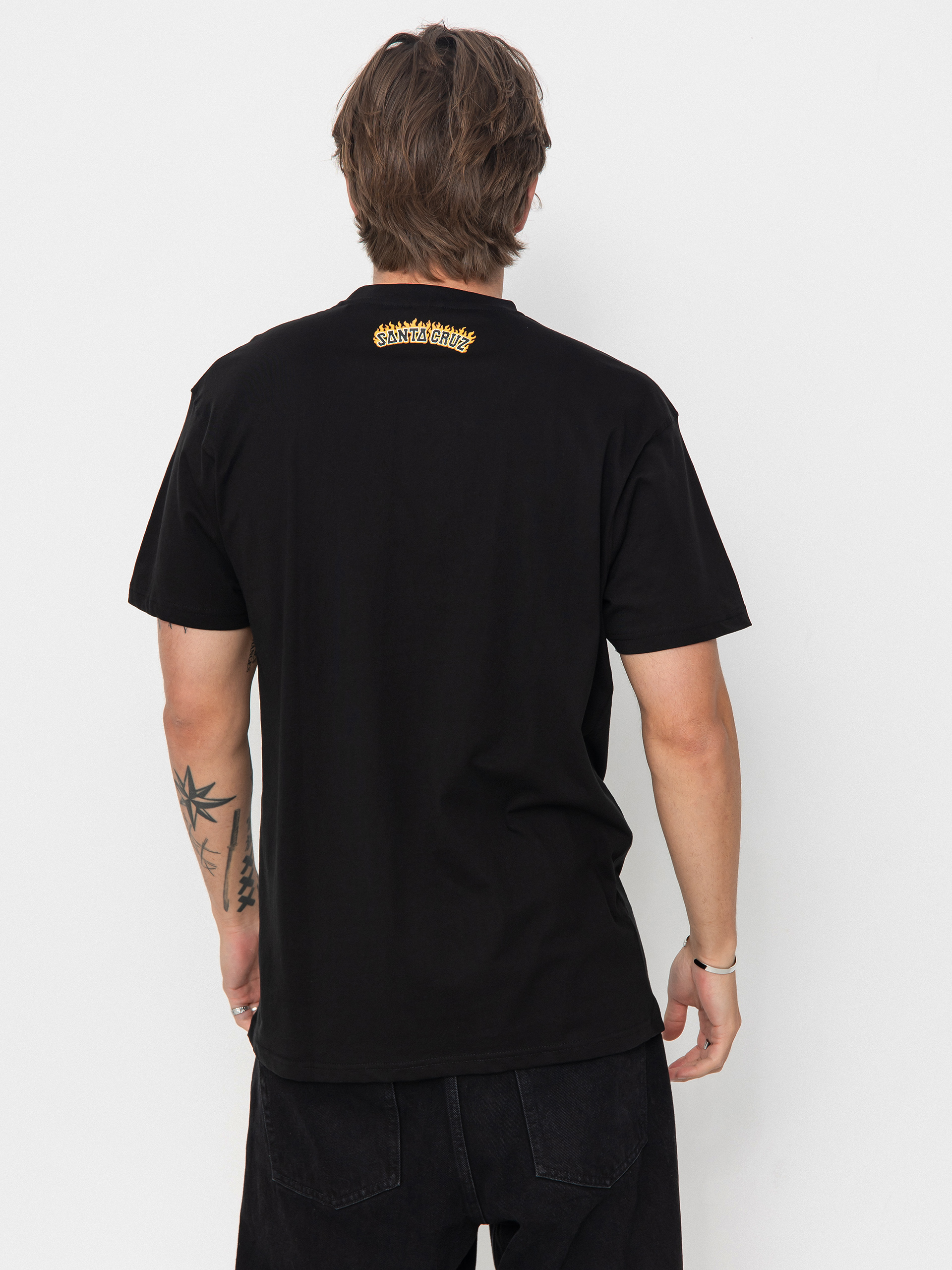 Футболка Santa Cruz Burnt Bone Hand (black)