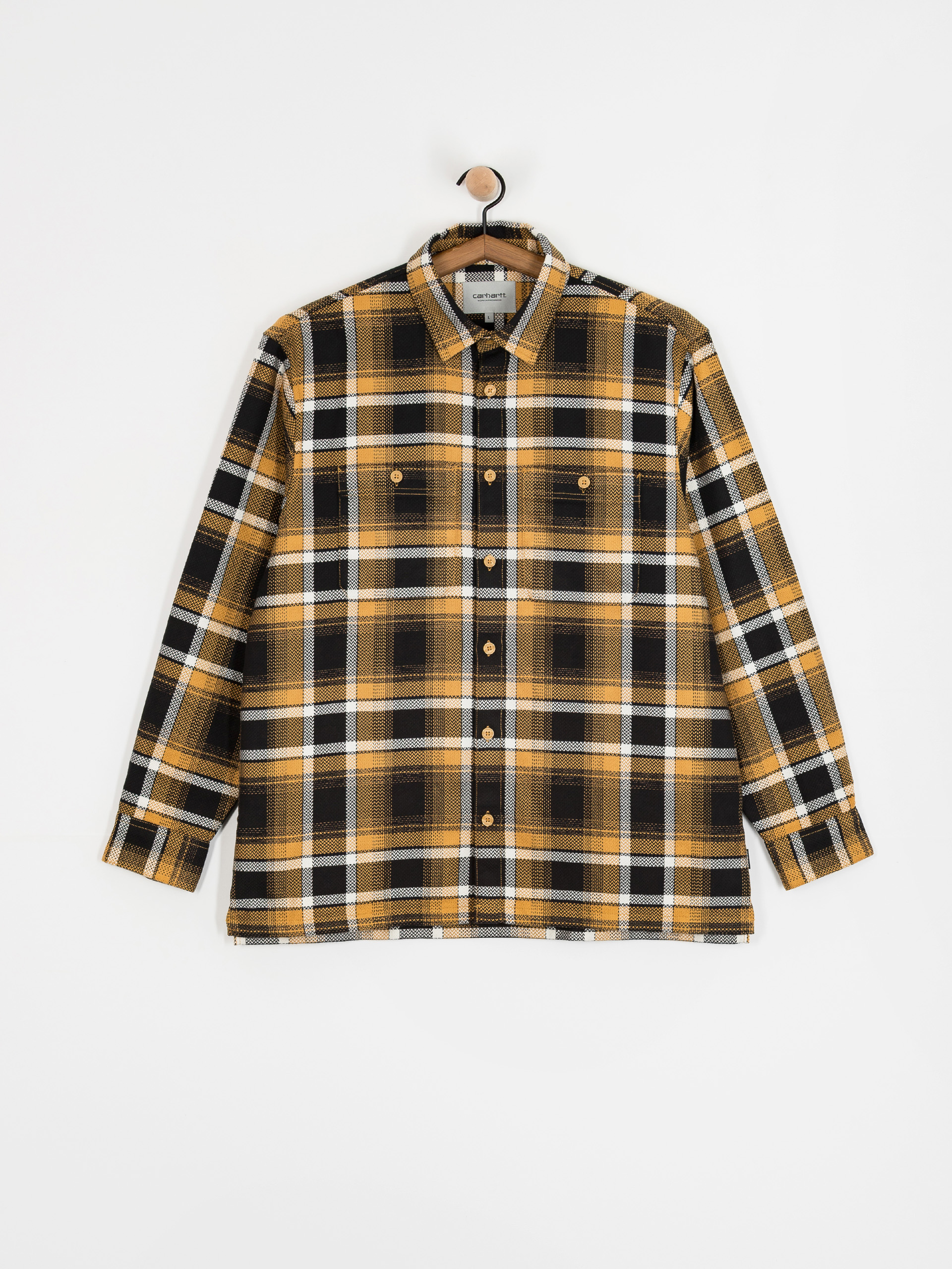 Сорочка Carhartt WIP Vaughn (vaughn check/dijon)