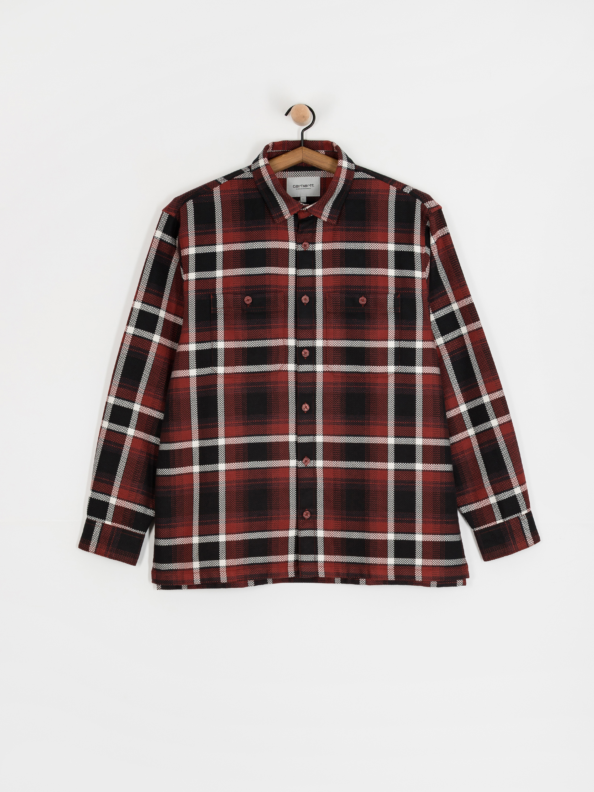 Сорочка Carhartt WIP Vaughn (vaughn check/dark brick)