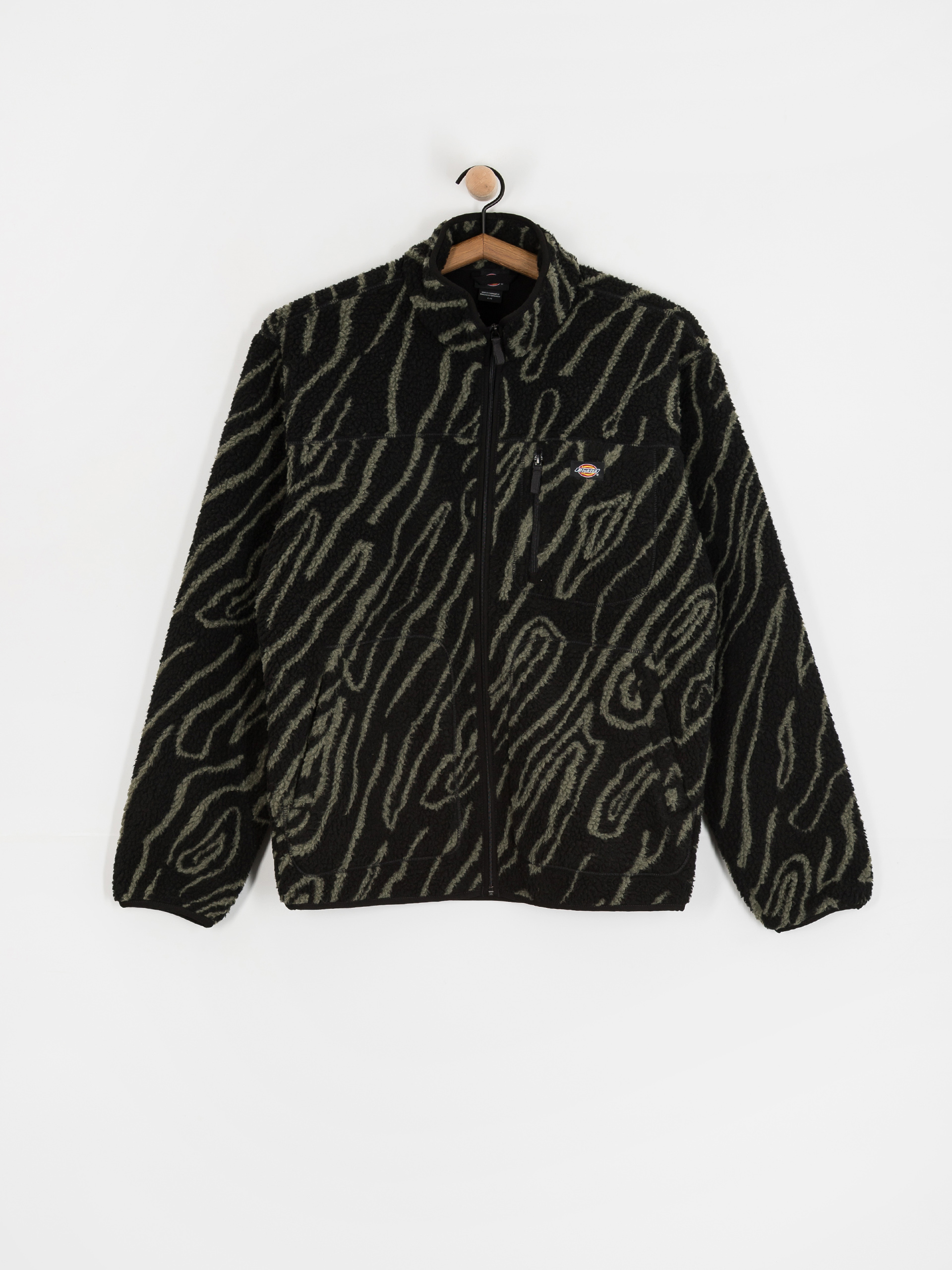 Чоловічий Флісовий светр Dickies Mount Hope Printed (black)