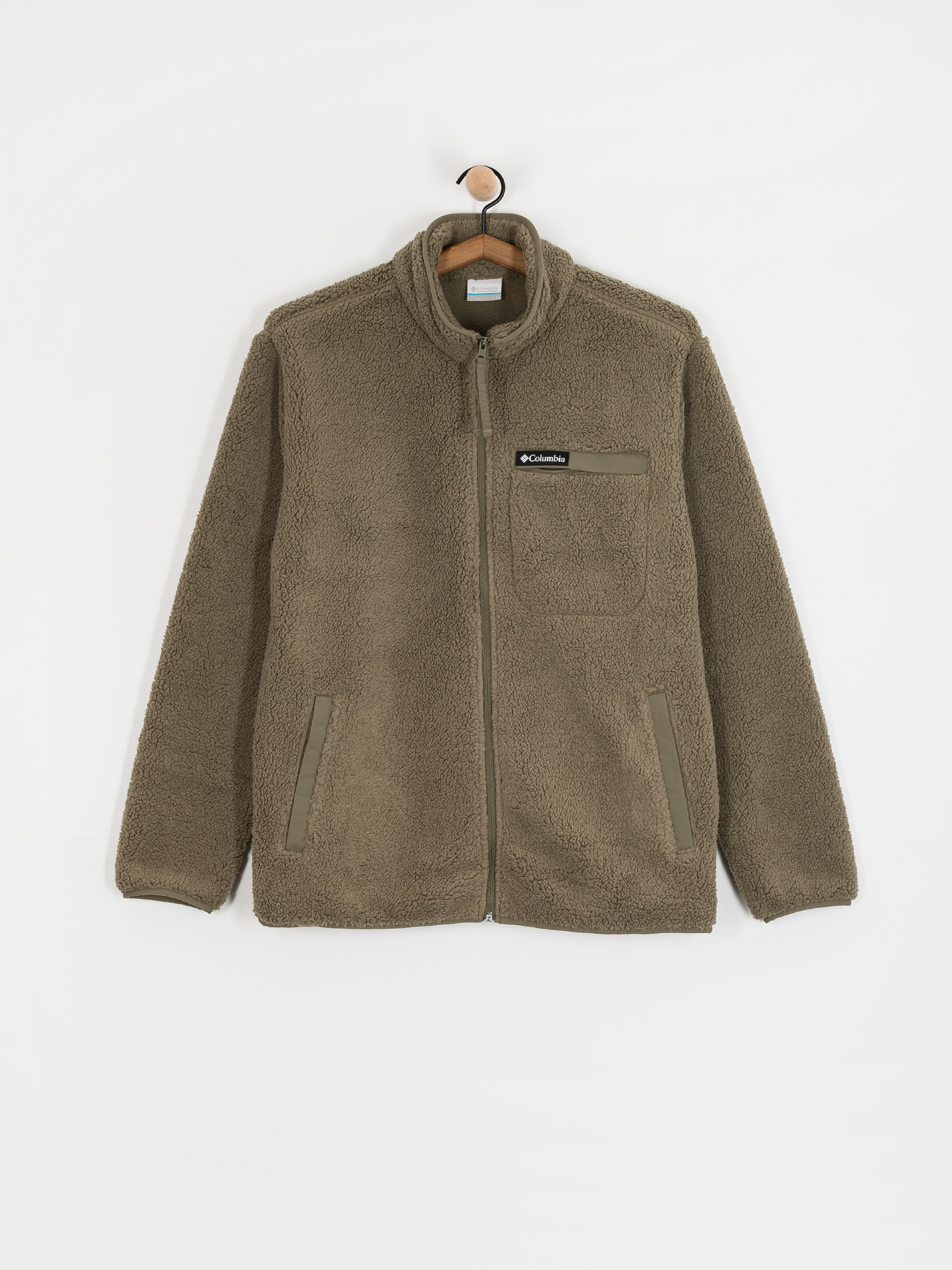 Флісовий светр Columbia Rugged Ridge High Pile Full Zip (stone green)