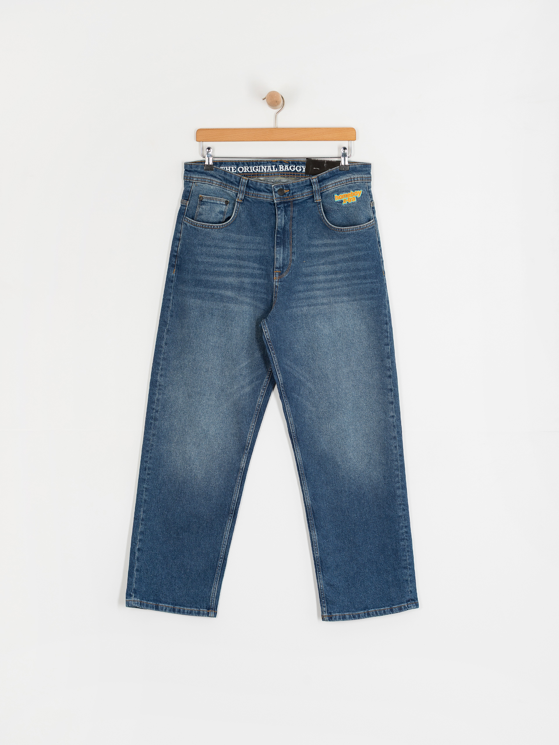 Штани Homeboy X Tra Baggy Wiskers Denim (vintage blue)
