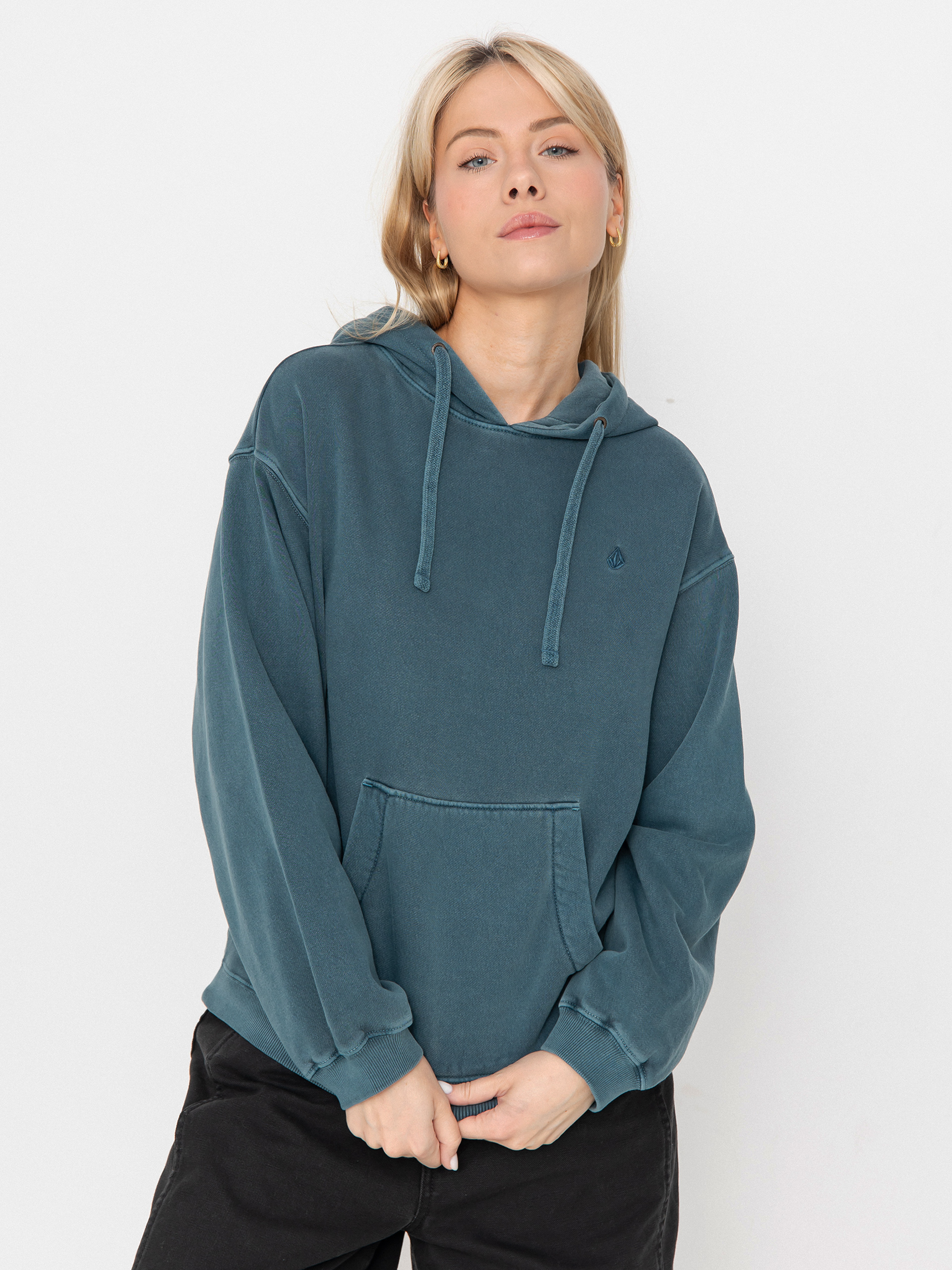 Худі Volcom Stone Soft HD Wmn (emerald green)