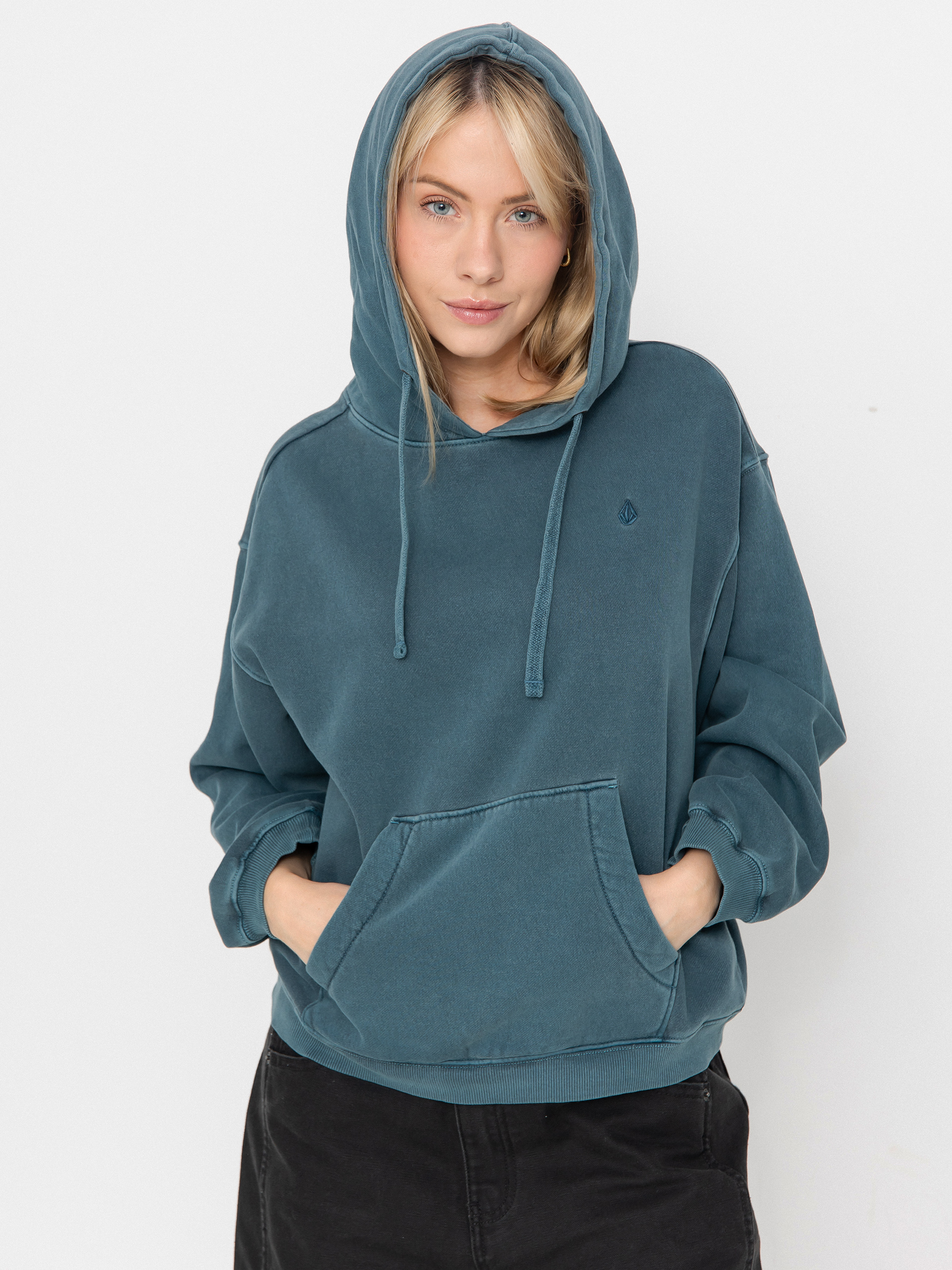 Худі Volcom Stone Soft HD Wmn (emerald green)
