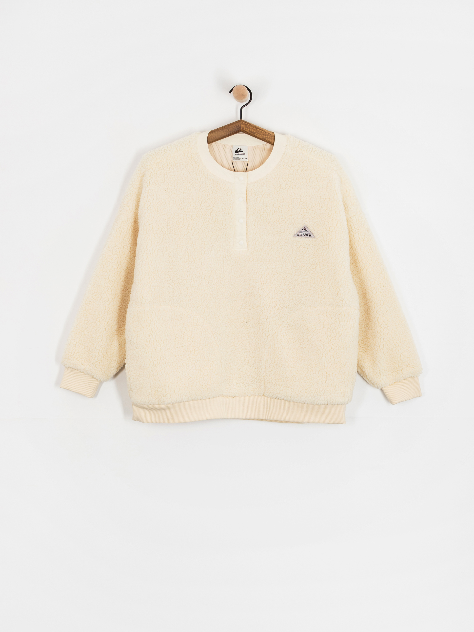 Флісовий светр Quiksilver Barranco Crew Wmn (snow white)