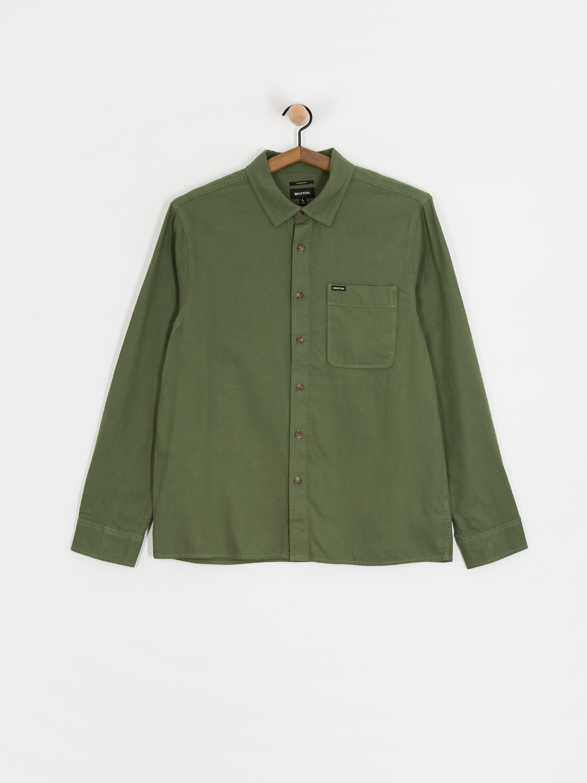 Сорочка Brixton Hasting Lw Flannel (wild green)