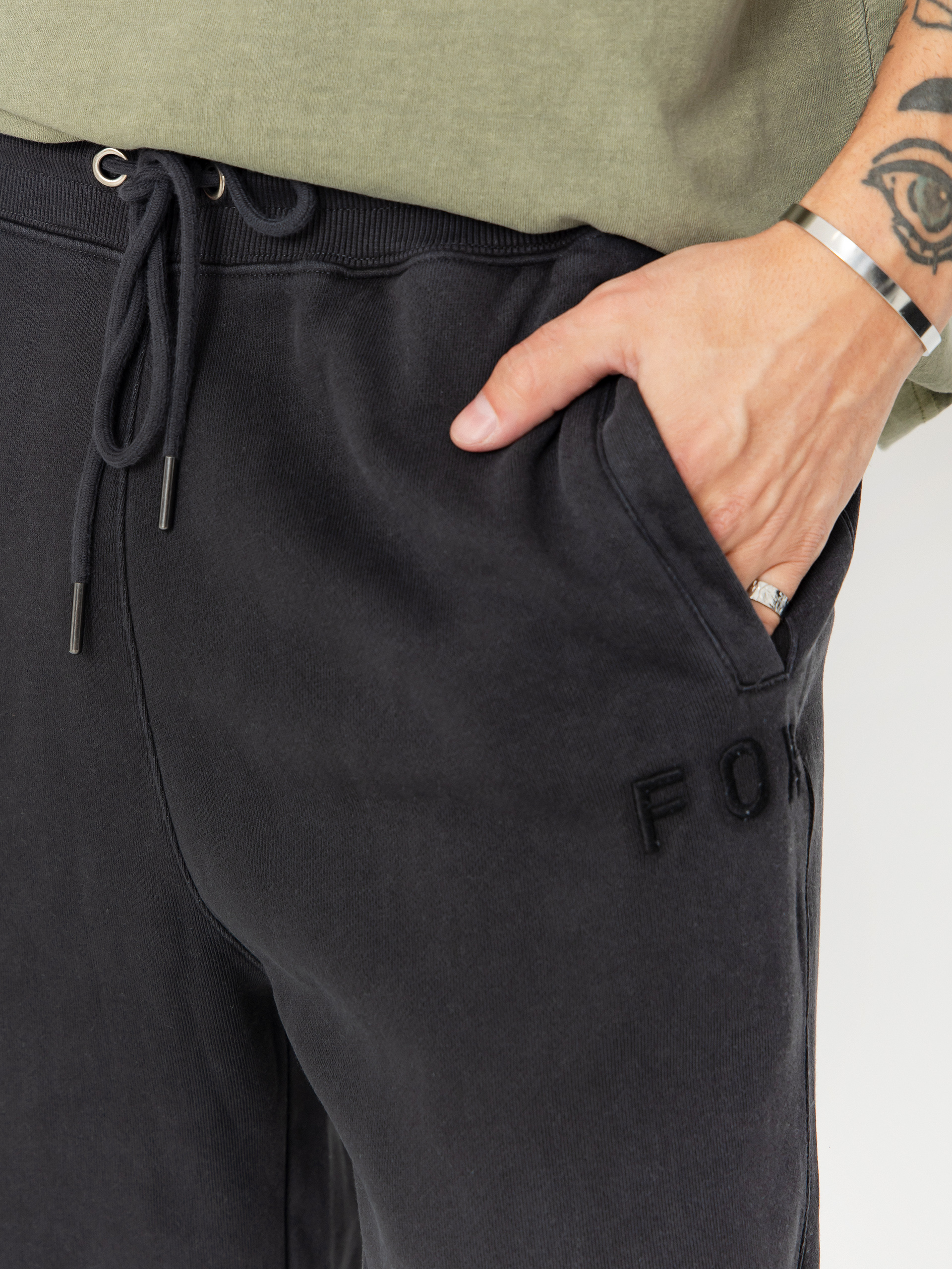 Штани Fox Wordmark Fleece Jogger (black)