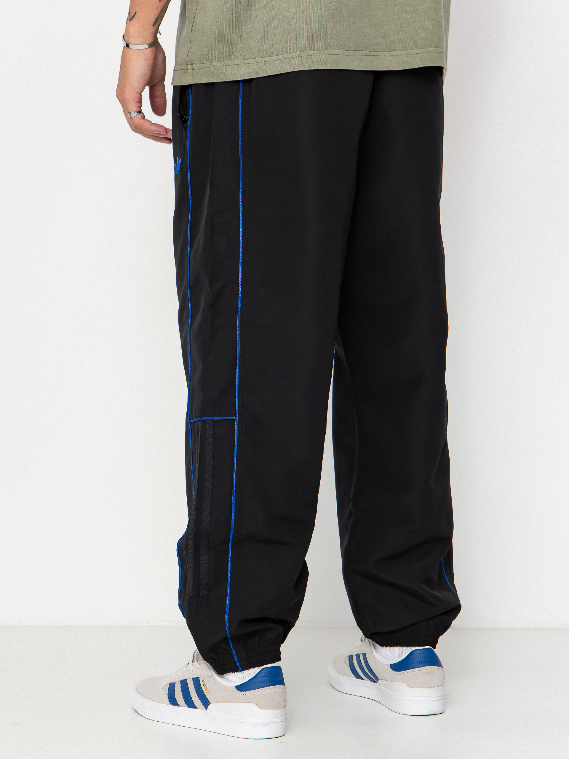 Штани adidas Pre Gazelle (black/white/royblu)