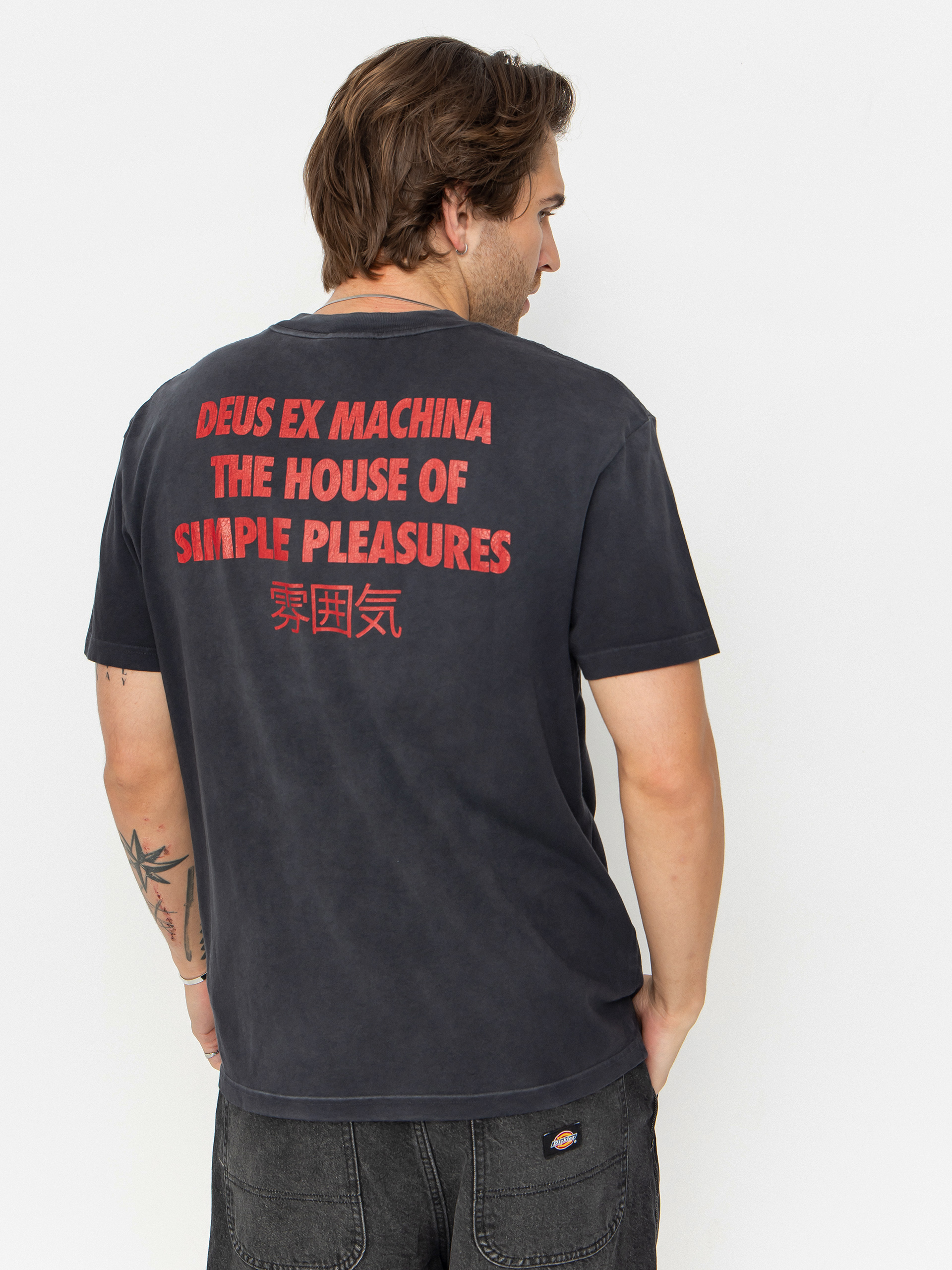Футболка Deus Ex Machina Productive Hum (anthracite)