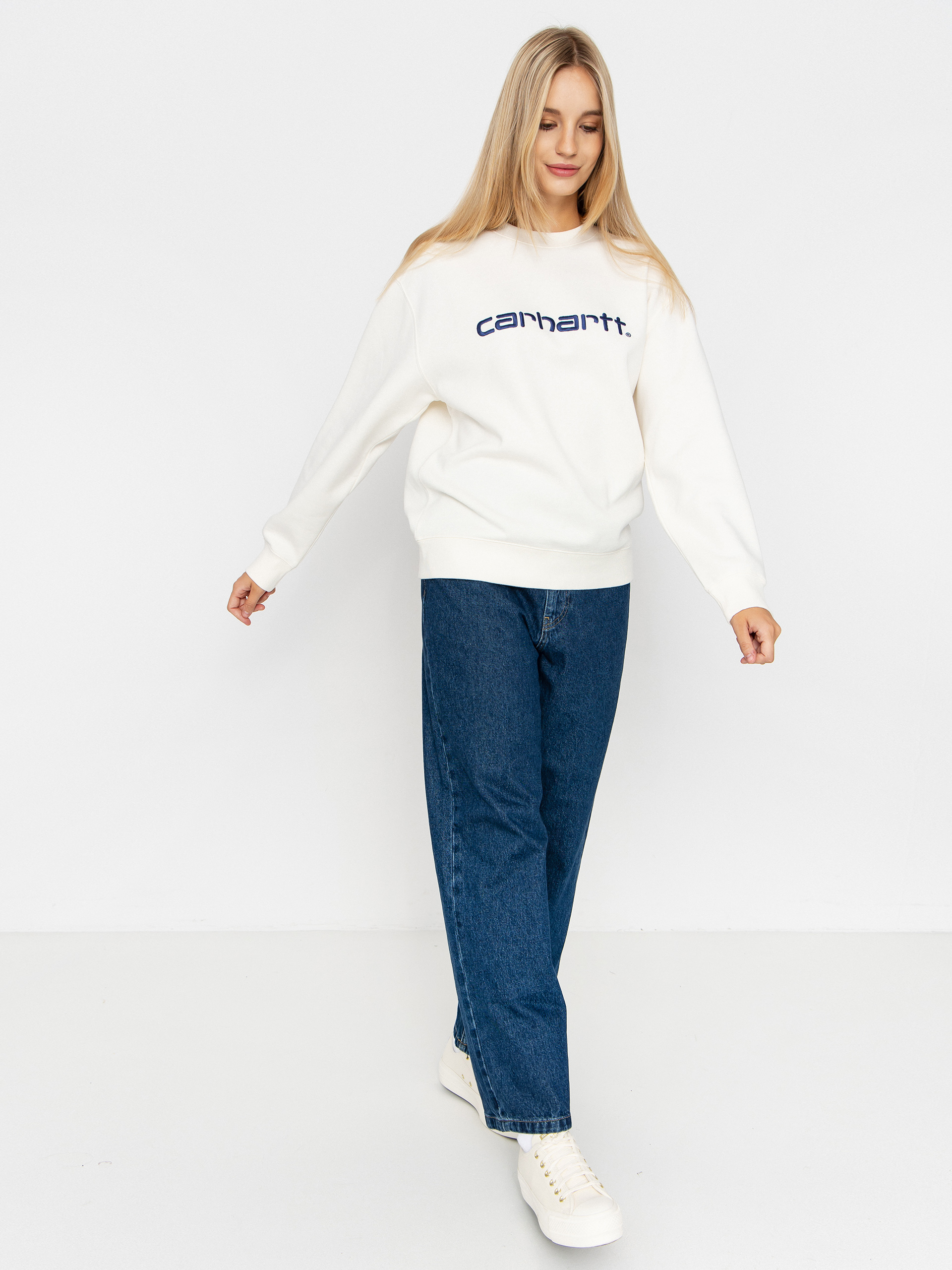 Світшот Carhartt WIP Carhartt Wmn (wax/wolfsbane)