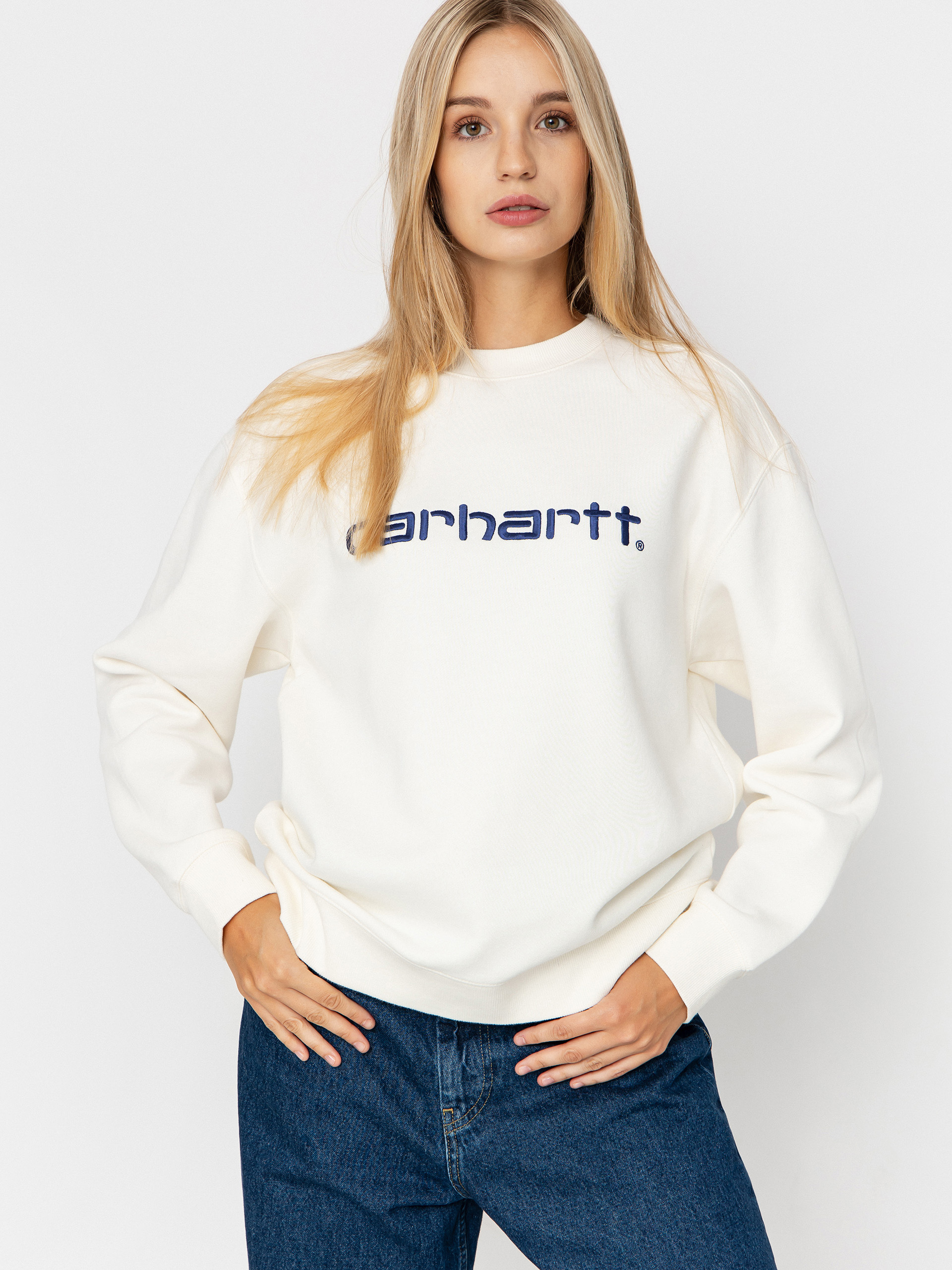 Світшот Carhartt WIP Carhartt Wmn (wax/wolfsbane)