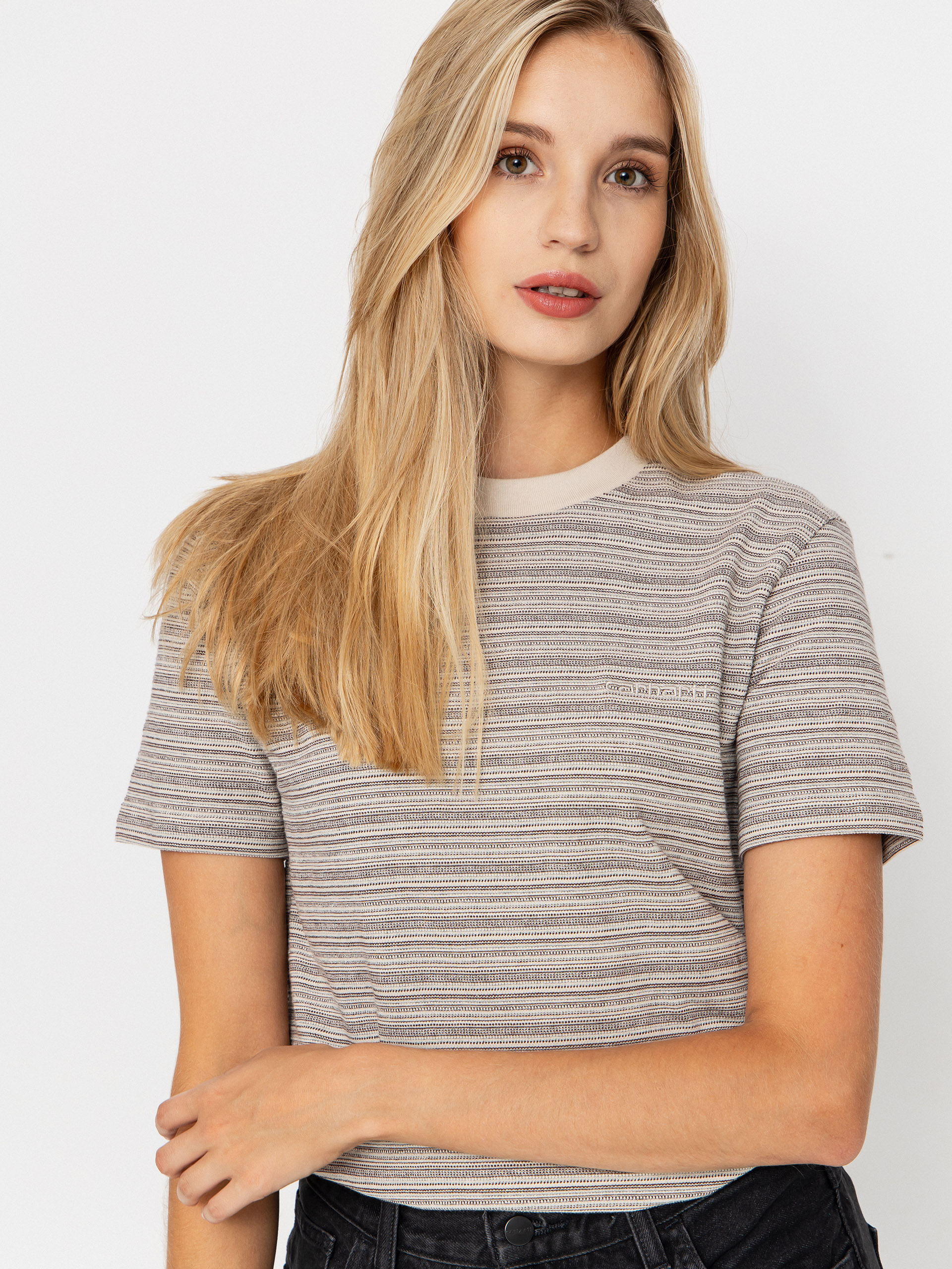 Футболка Carhartt WIP Gellar Wmn (gellar stripe/wax)