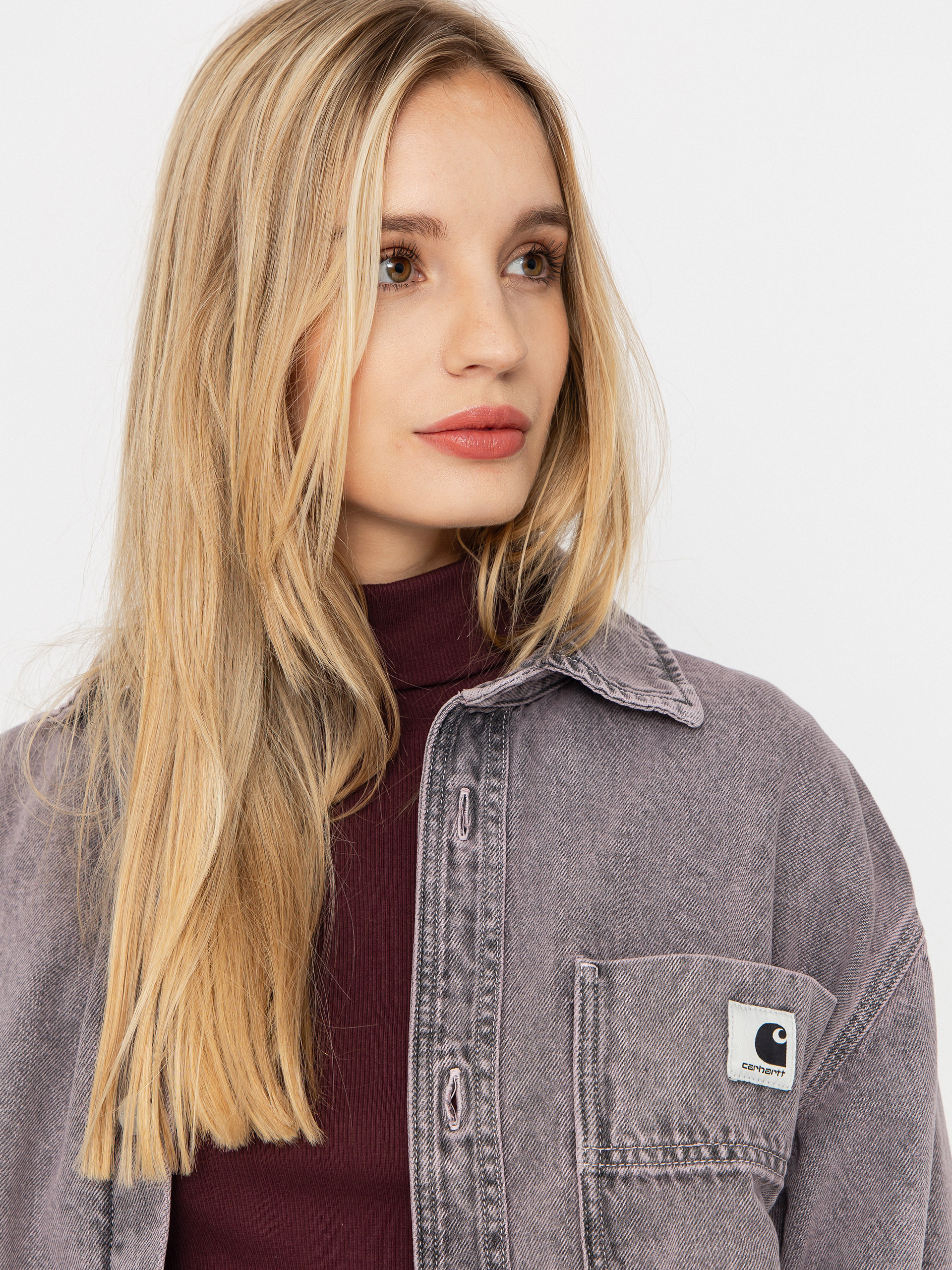 Куртка Carhartt WIP Georgia Wmn (black/hortensia/garment dyed)