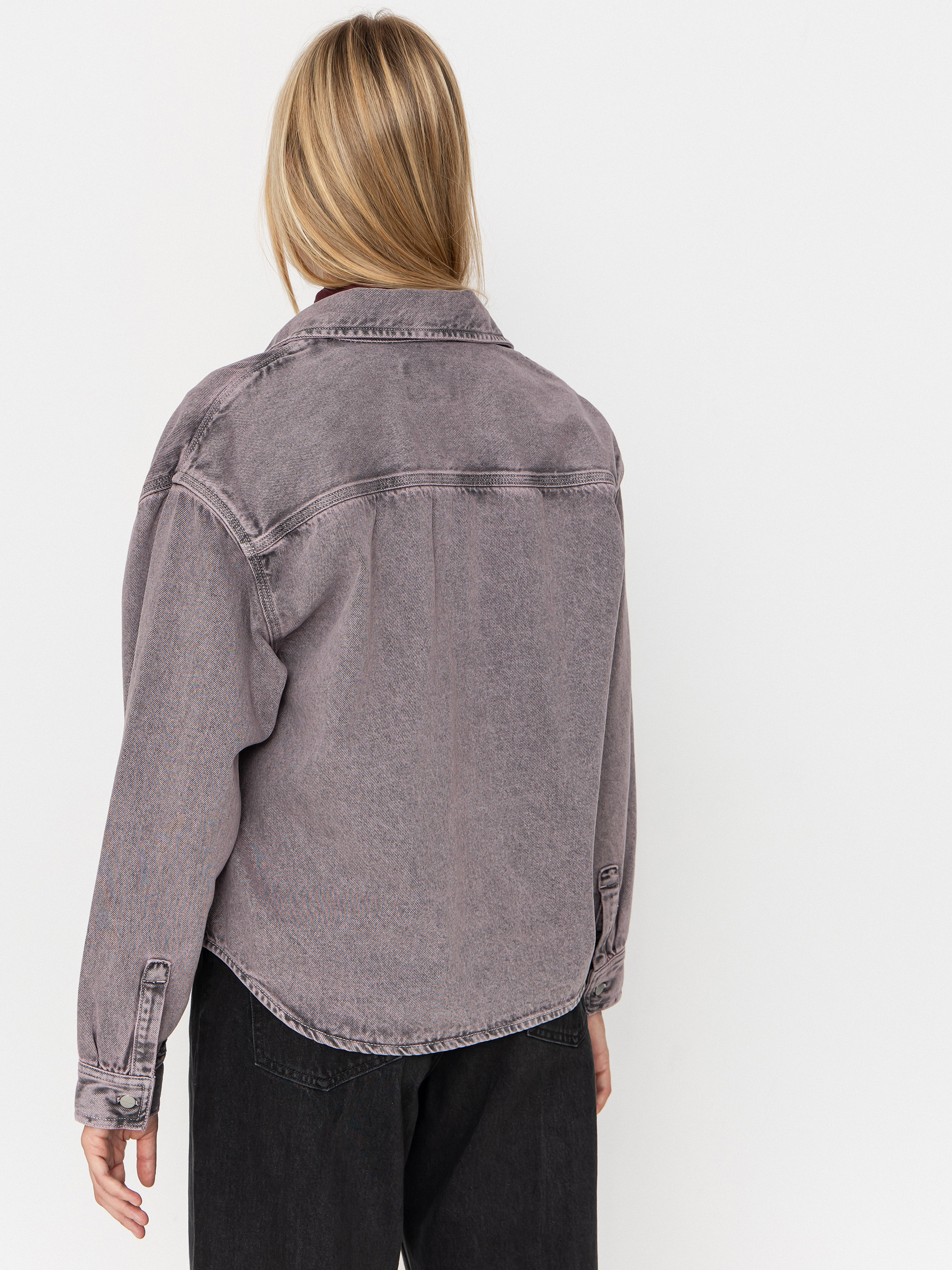 Куртка Carhartt WIP Georgia Wmn (black/hortensia/garment dyed)