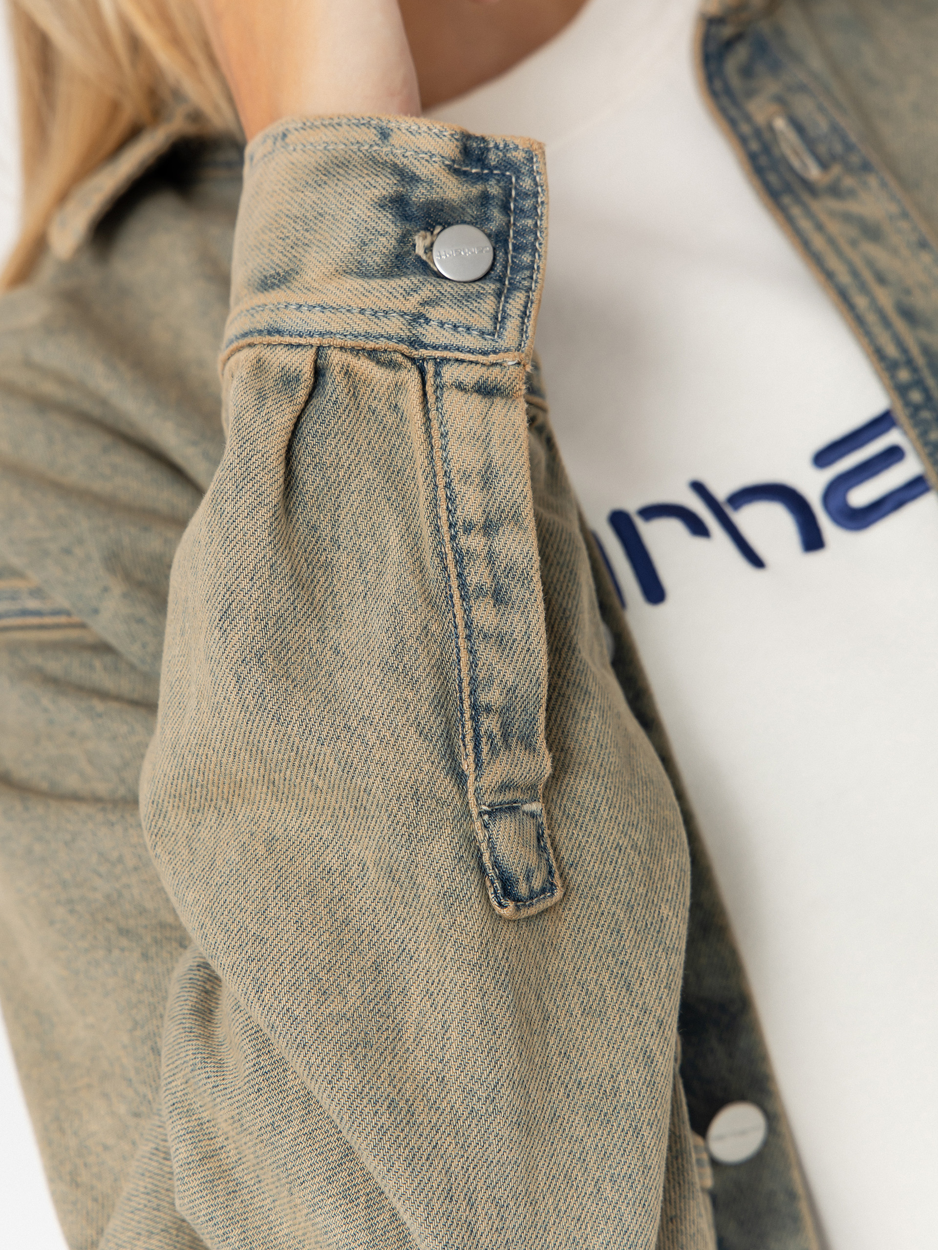 Куртка Carhartt WIP Georgia Wmn (blue/leather/garment dyed)