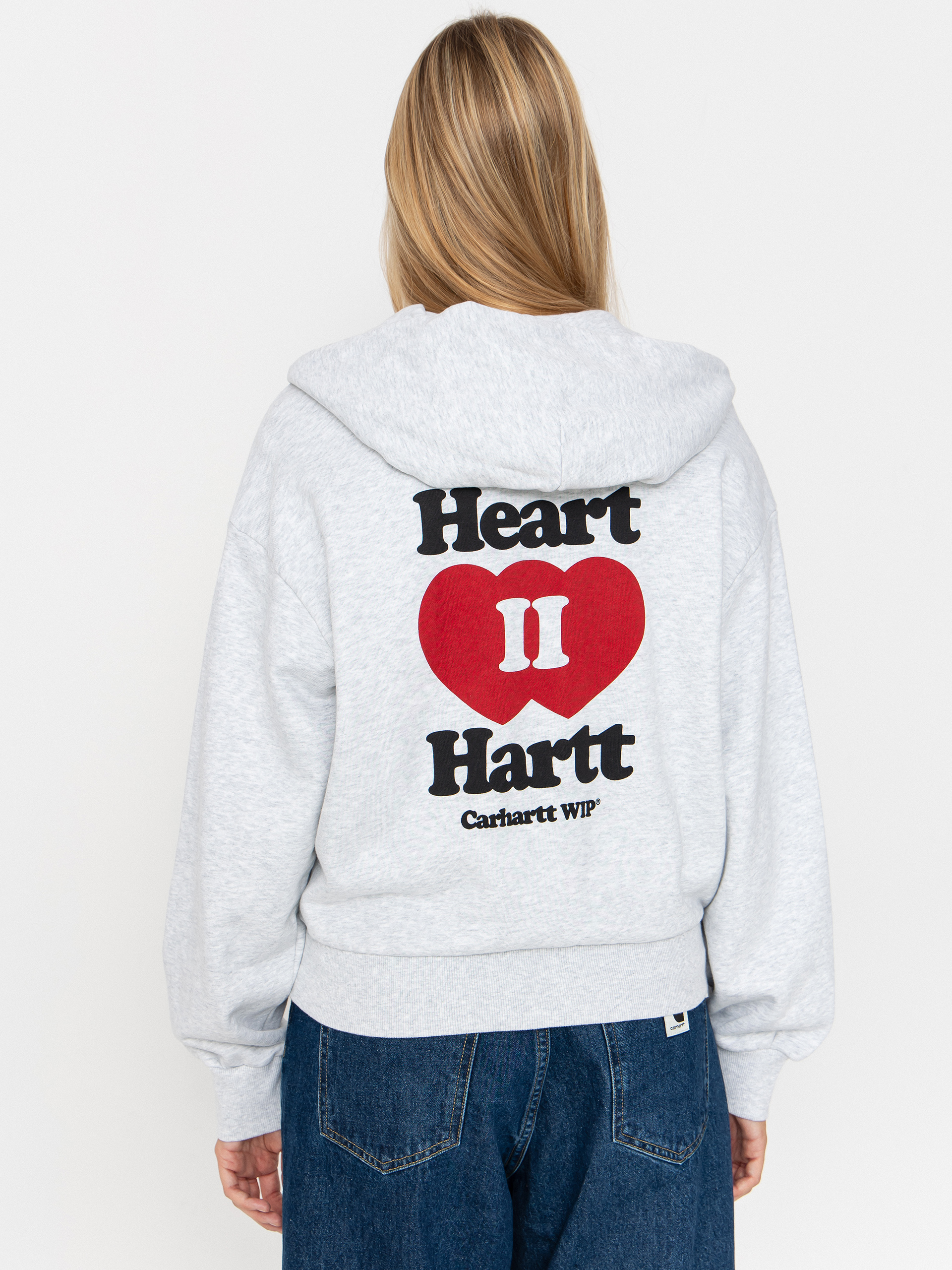 u0425u0443u0434u0456 Carhartt WIP Heart II Hartt ZHD Wmn (ash heather)