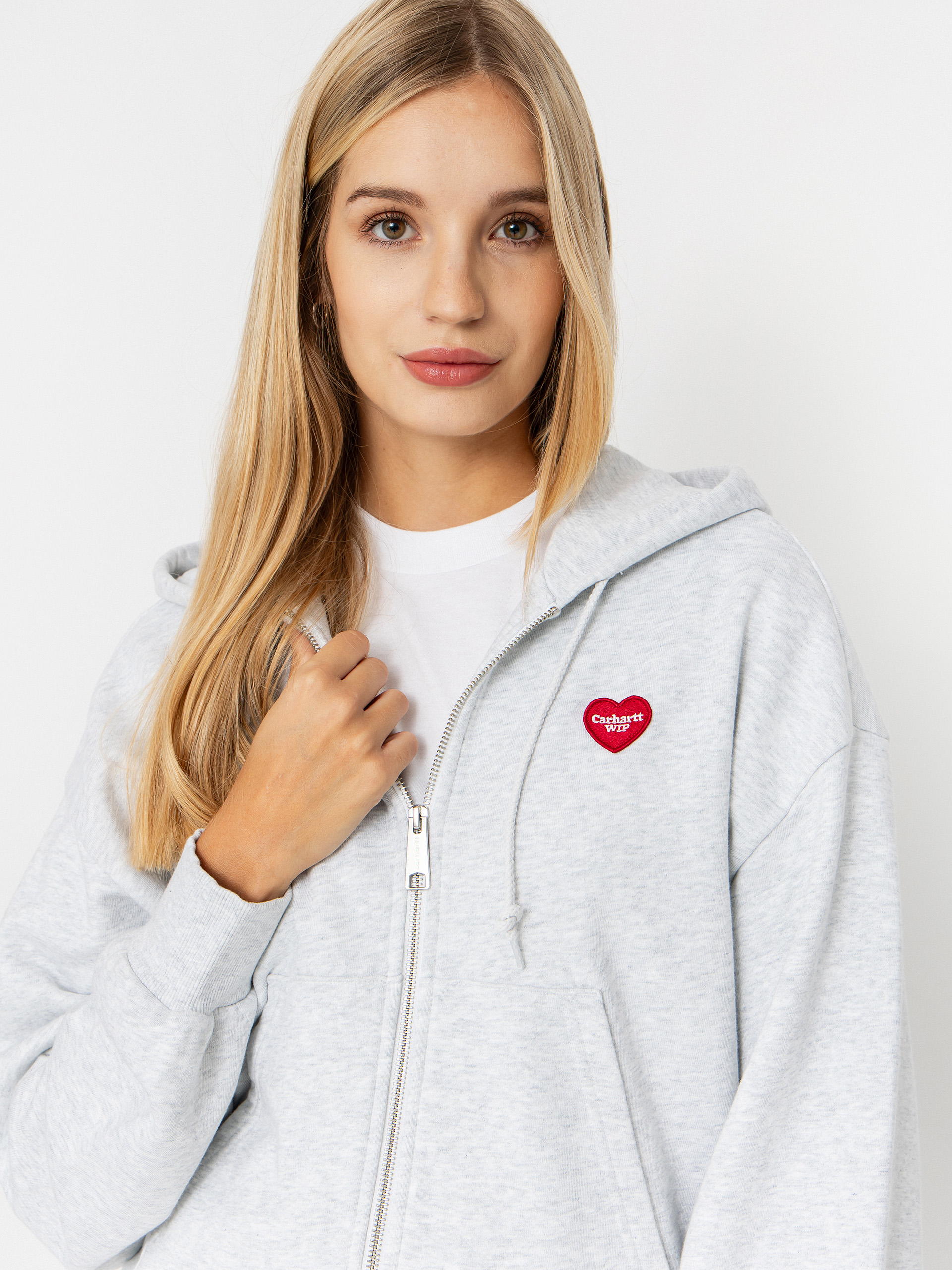 Худі Carhartt WIP Heart II Hartt ZHD Wmn (ash heather)