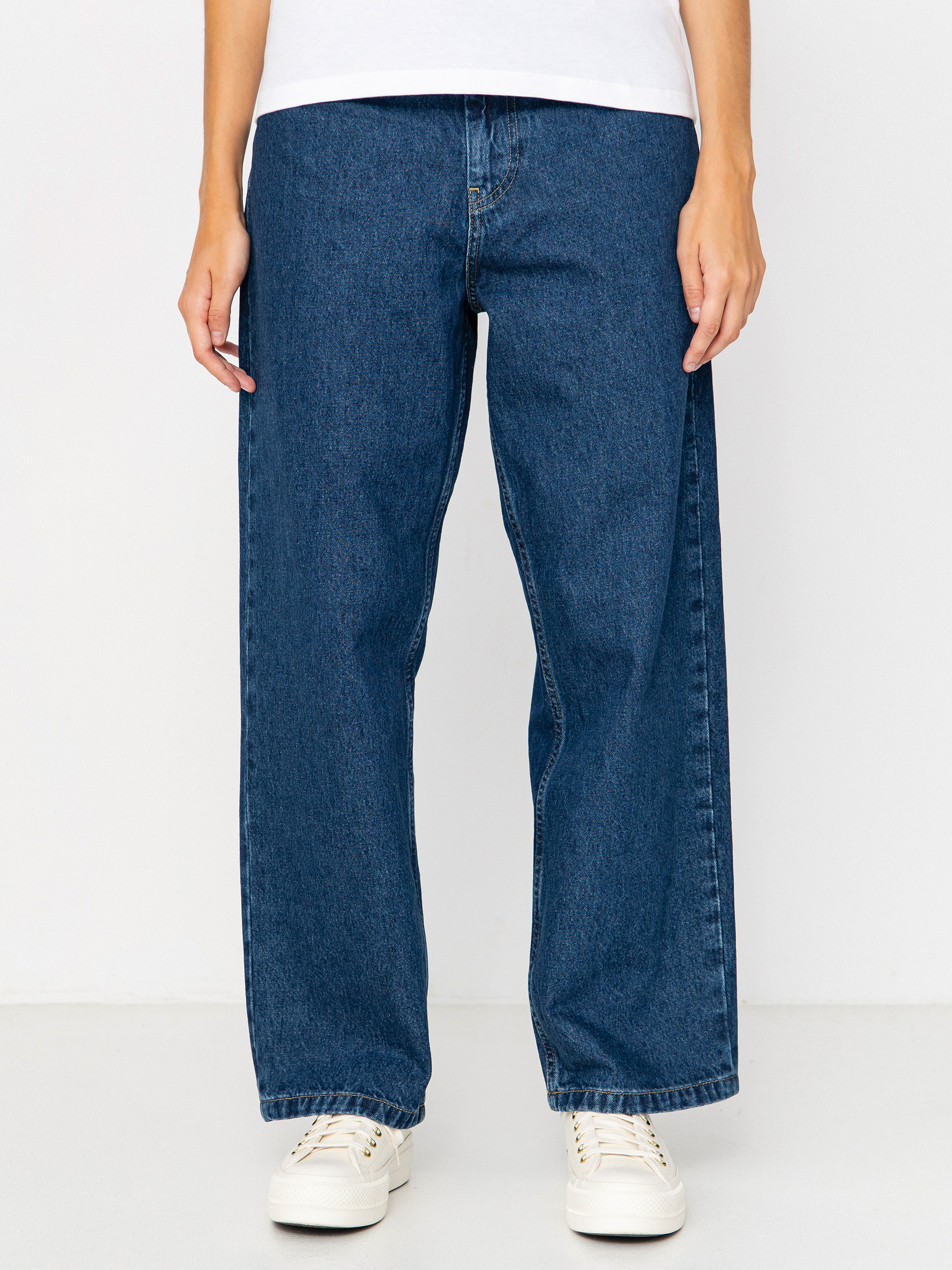 Штани Carhartt WIP Brandon Wmn (blue/stone washed)