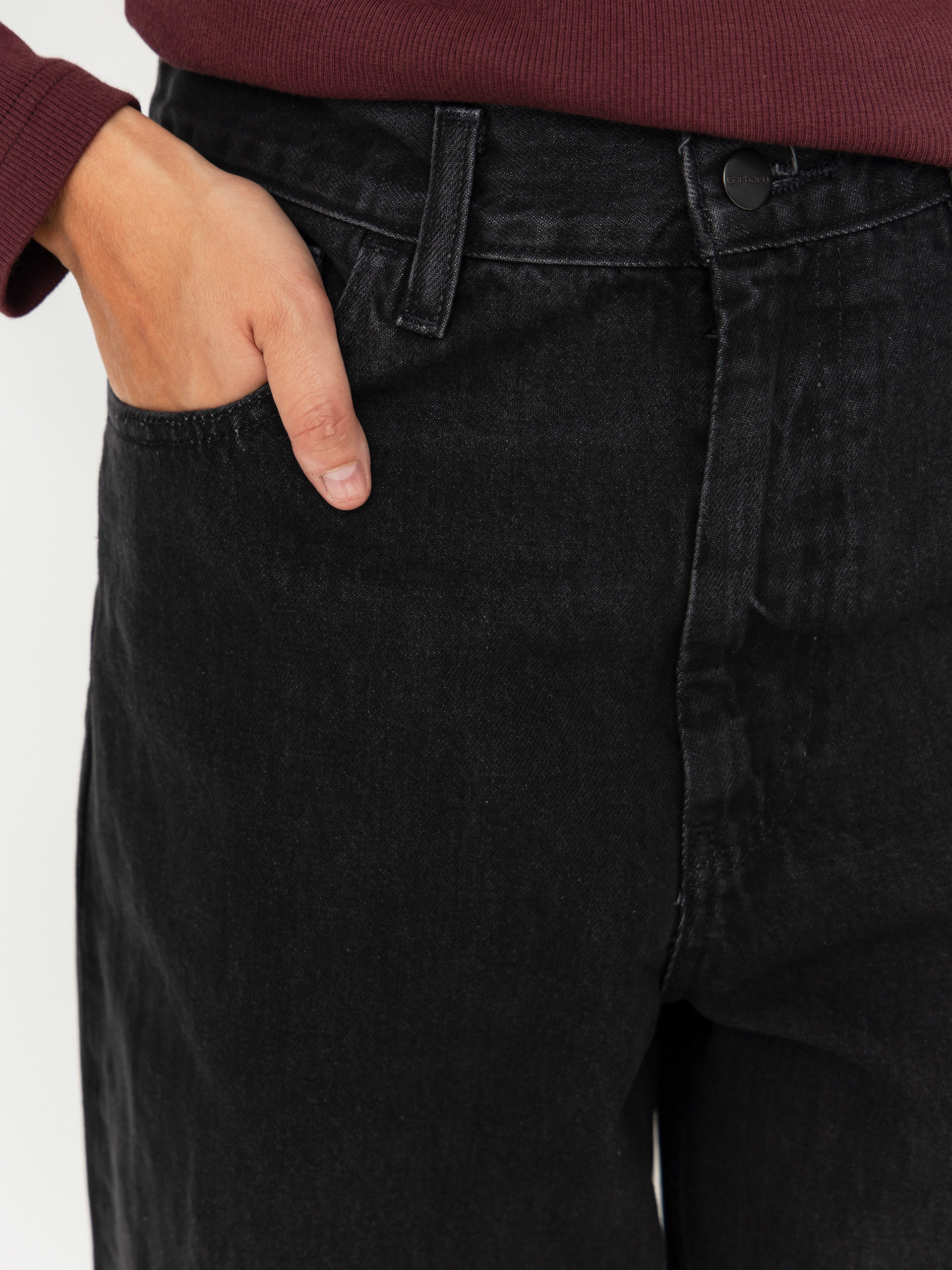 Штани Carhartt WIP Brandon Wmn (black/stone washed)