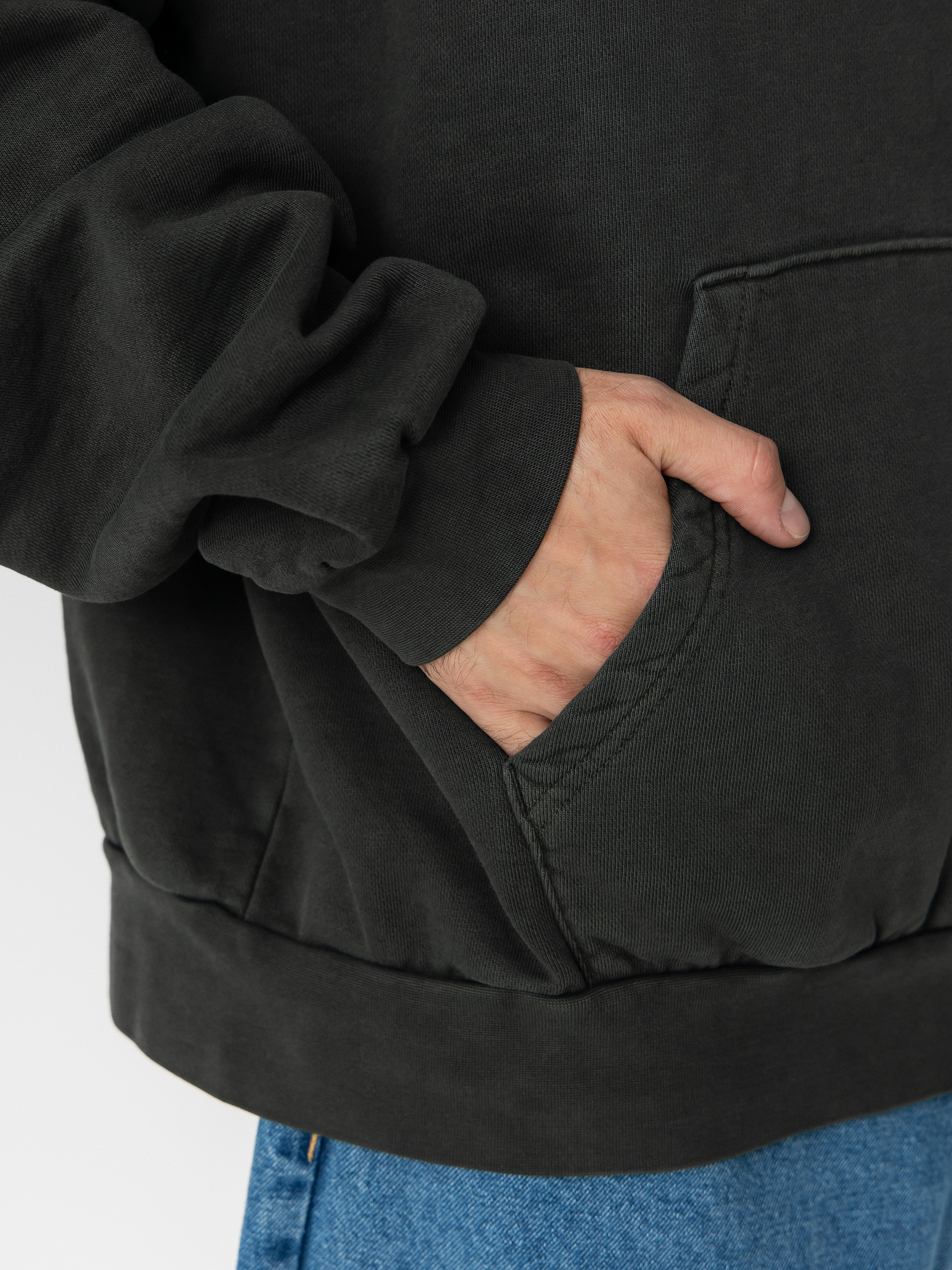 Худі OBEY Lowercase Pigment HD (pigment pirate black)