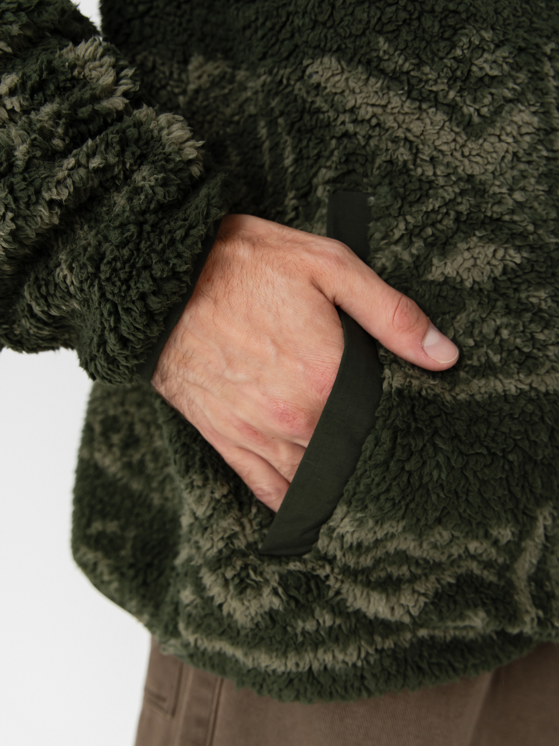 Чоловічий Флісовий светр Columbia Rugged Ridge High Pile Half Zip (greenscape deschutes days)