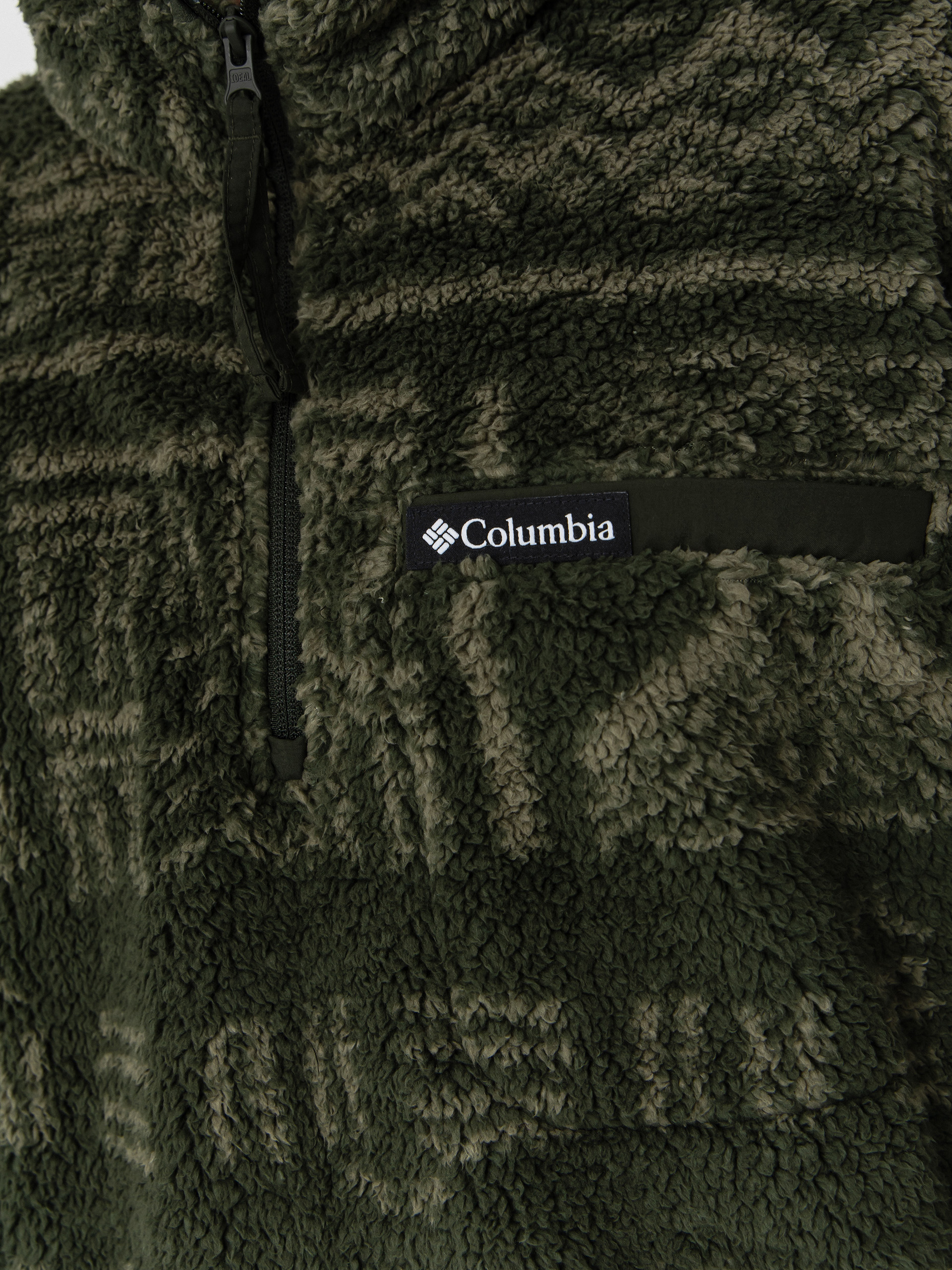 Чоловічий Флісовий светр Columbia Rugged Ridge High Pile Half Zip (greenscape deschutes days)
