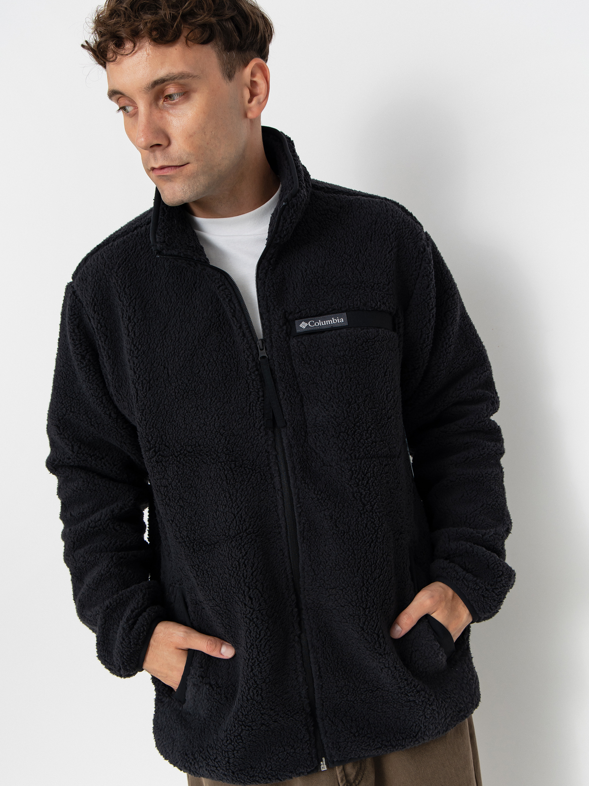 Флісовий светр Columbia Rugged Ridge High Pile Full Zip (black)