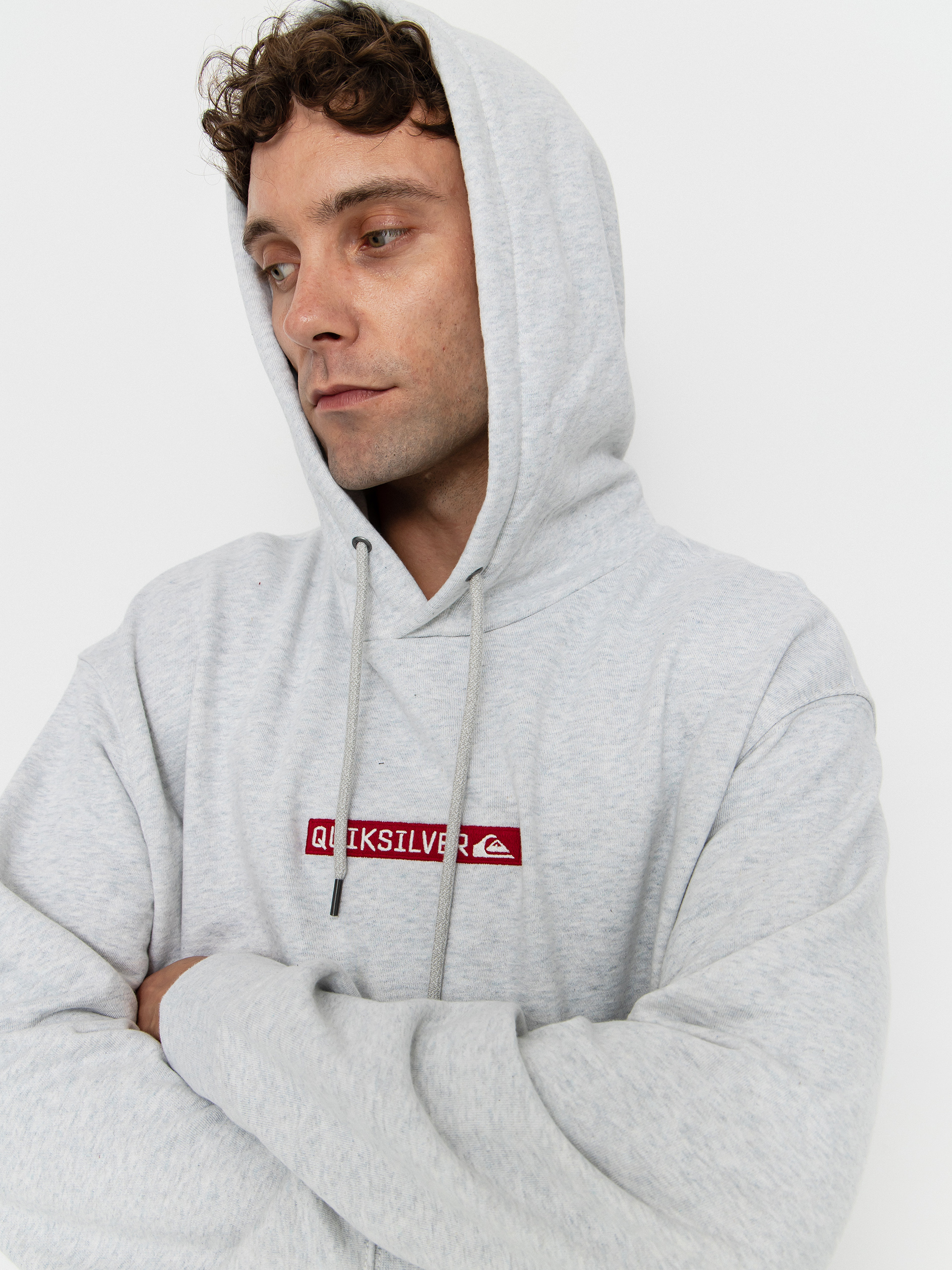 Худі Quiksilver Dna HD (light grey heather)