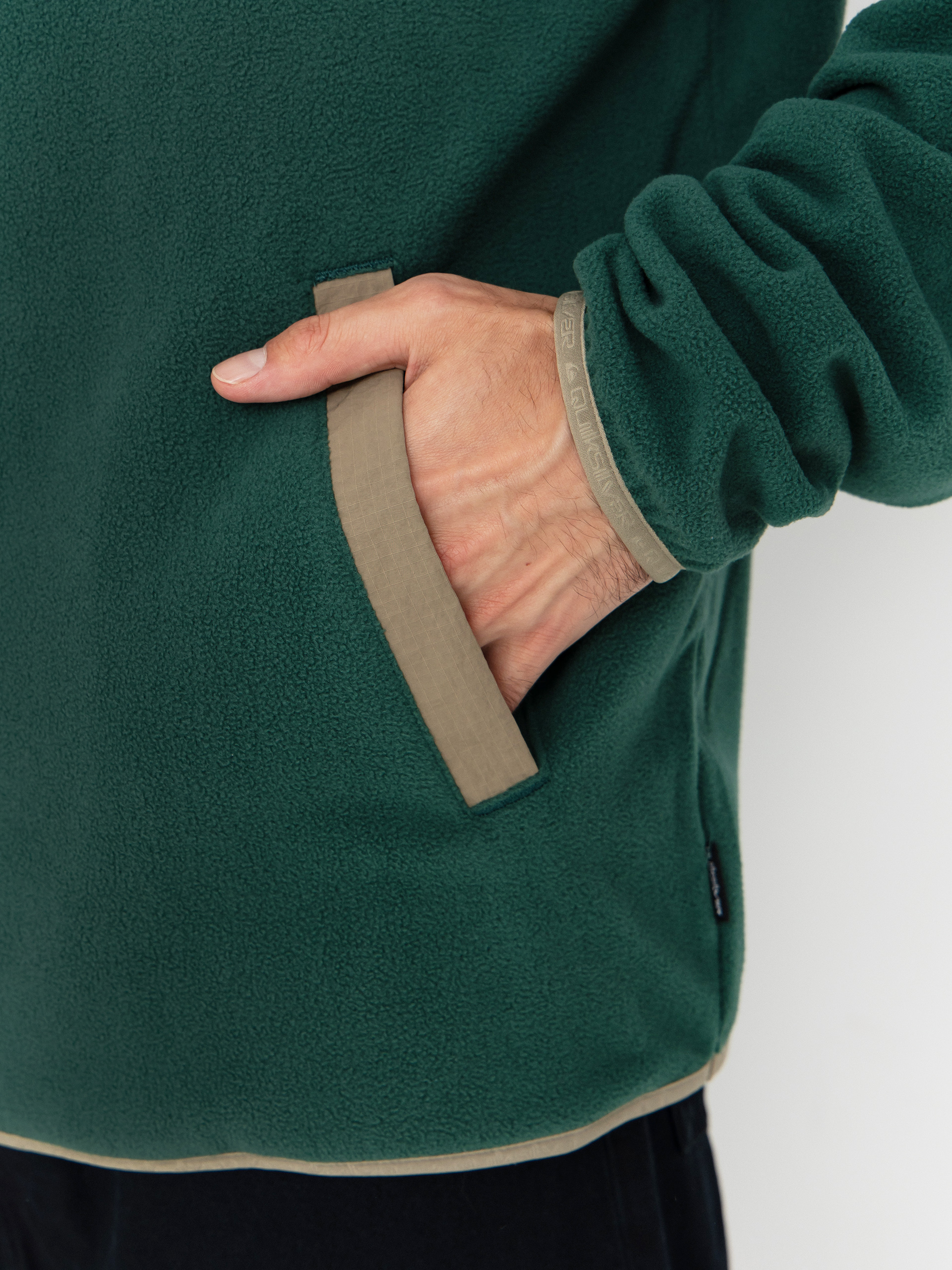 Чоловічий Флісовий светр Quiksilver No Destination Hs (trekking green)