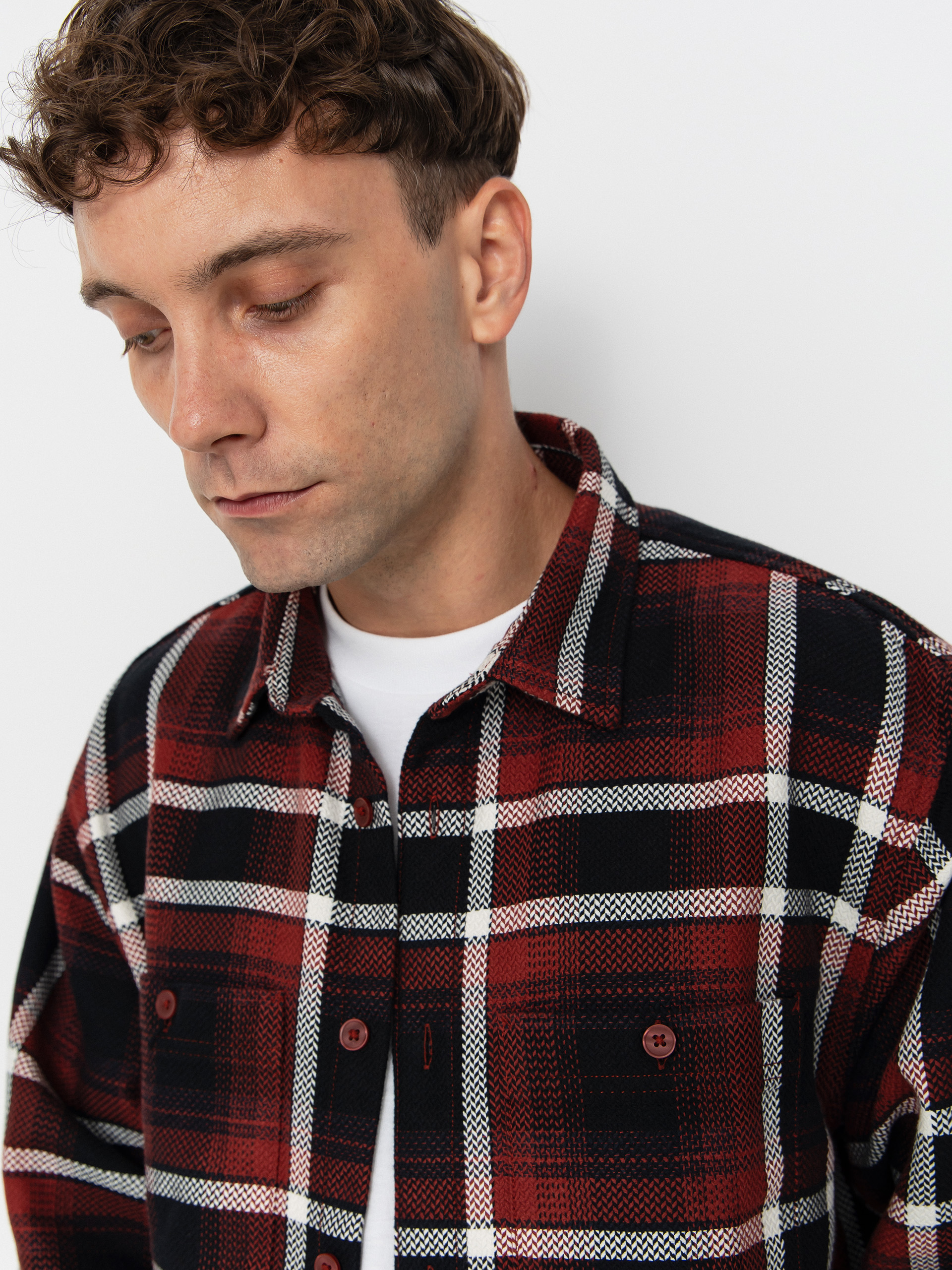 Сорочка Carhartt WIP Vaughn (vaughn check/dark brick)