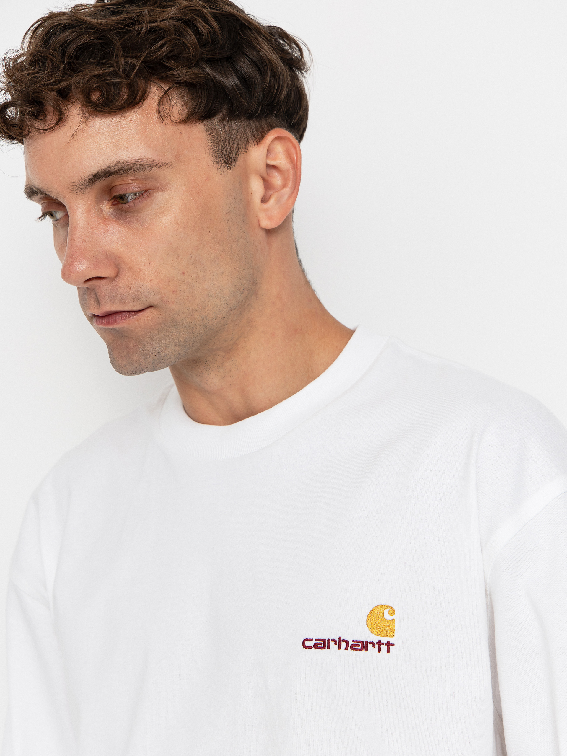 Лонгслів Carhartt WIP American Script (white)