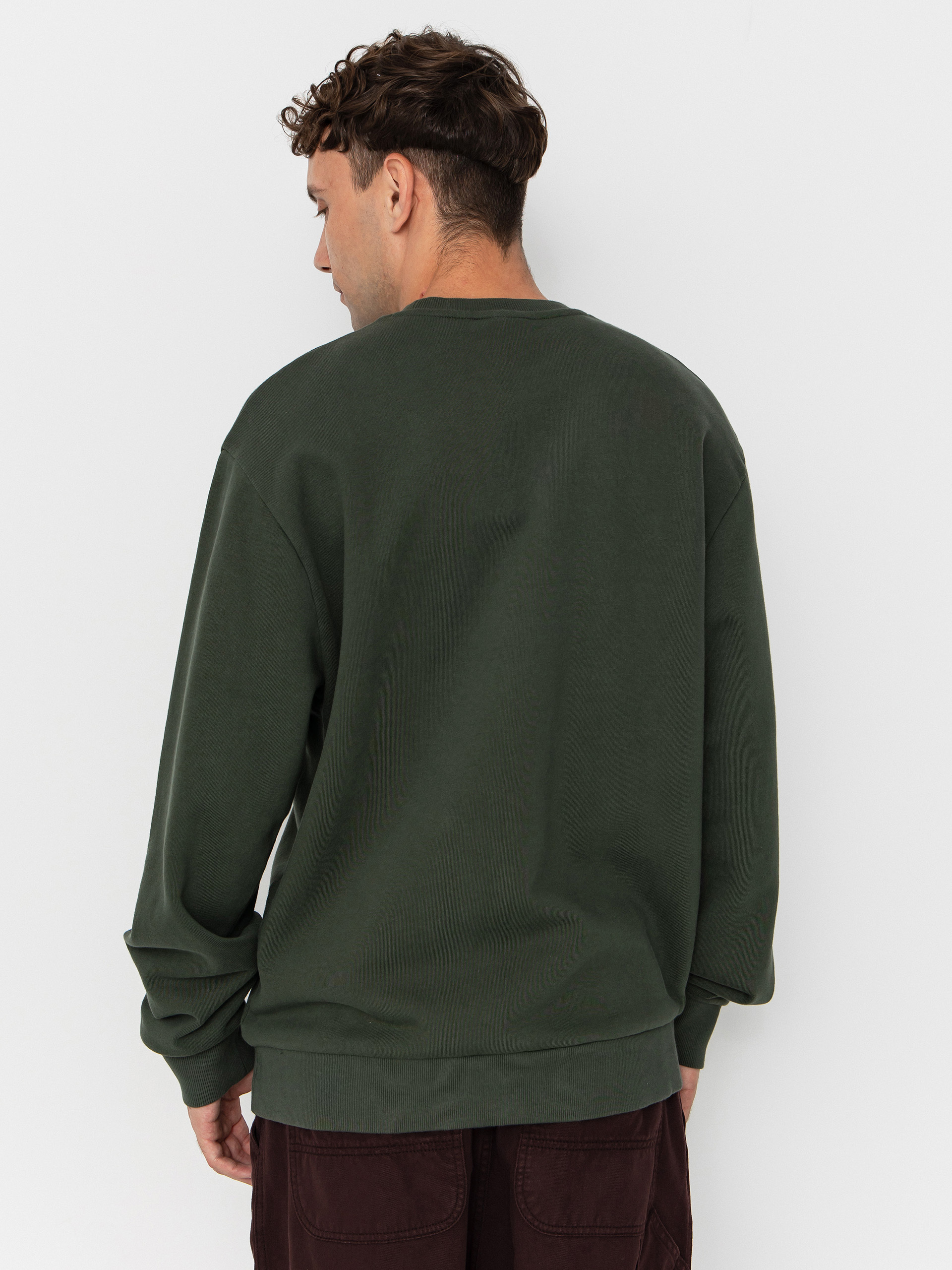 Світшот Carhartt WIP Script Embroidery (opuntia/white)