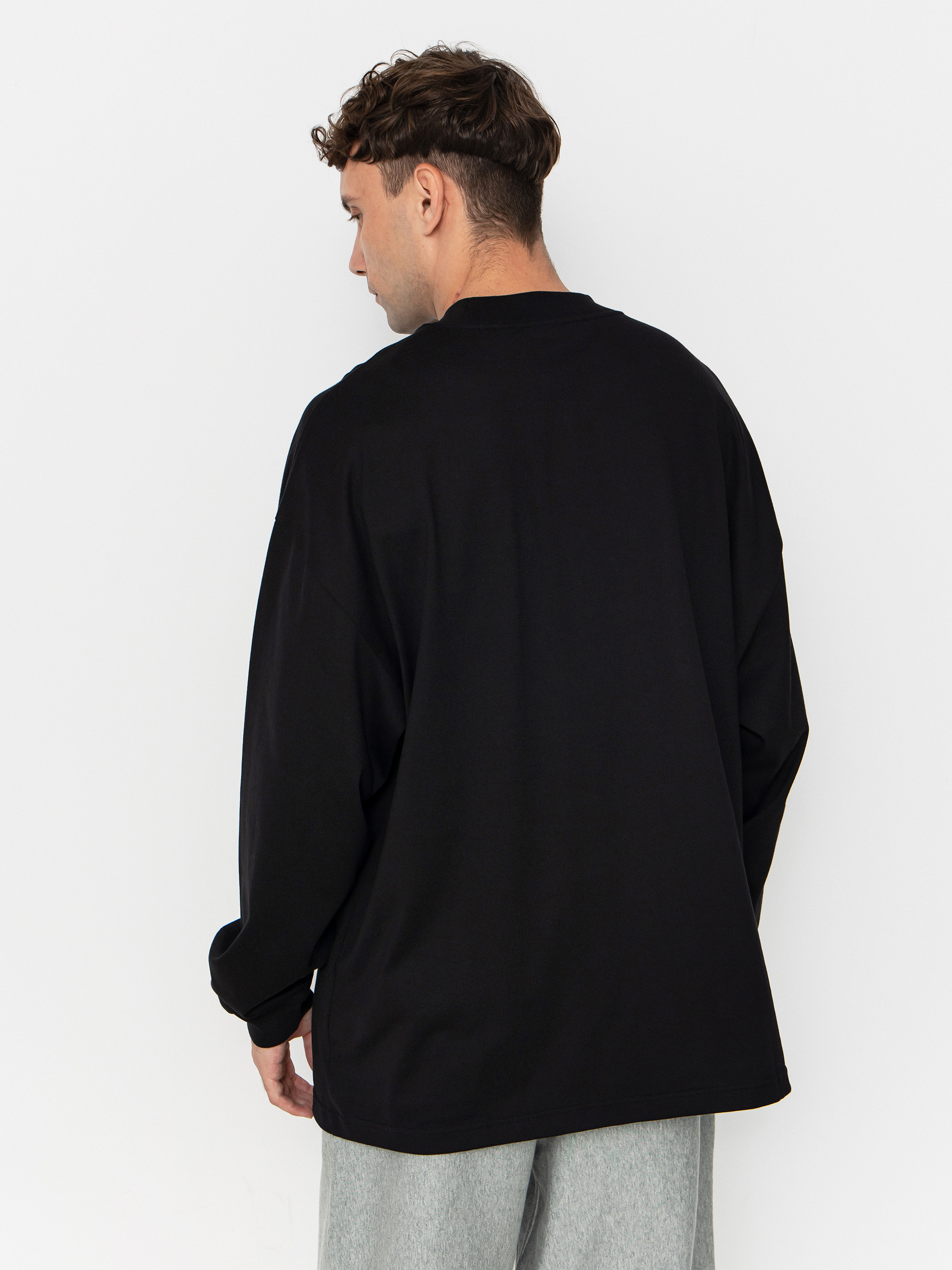 Лонгслів Carhartt WIP Schooling Mockneck (black/wax)
