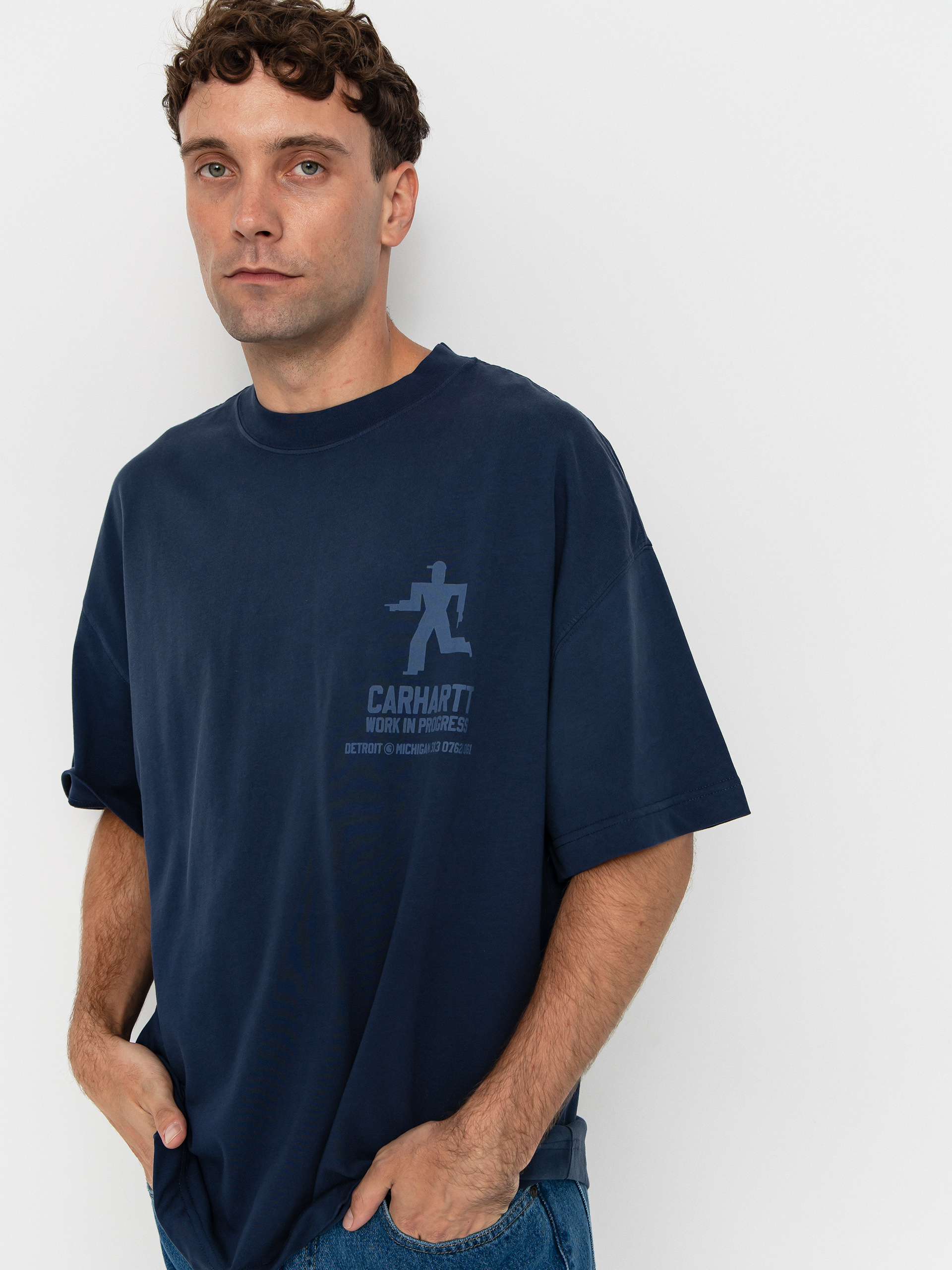 Футболка Carhartt WIP Distance (jupiter/stone dyed)