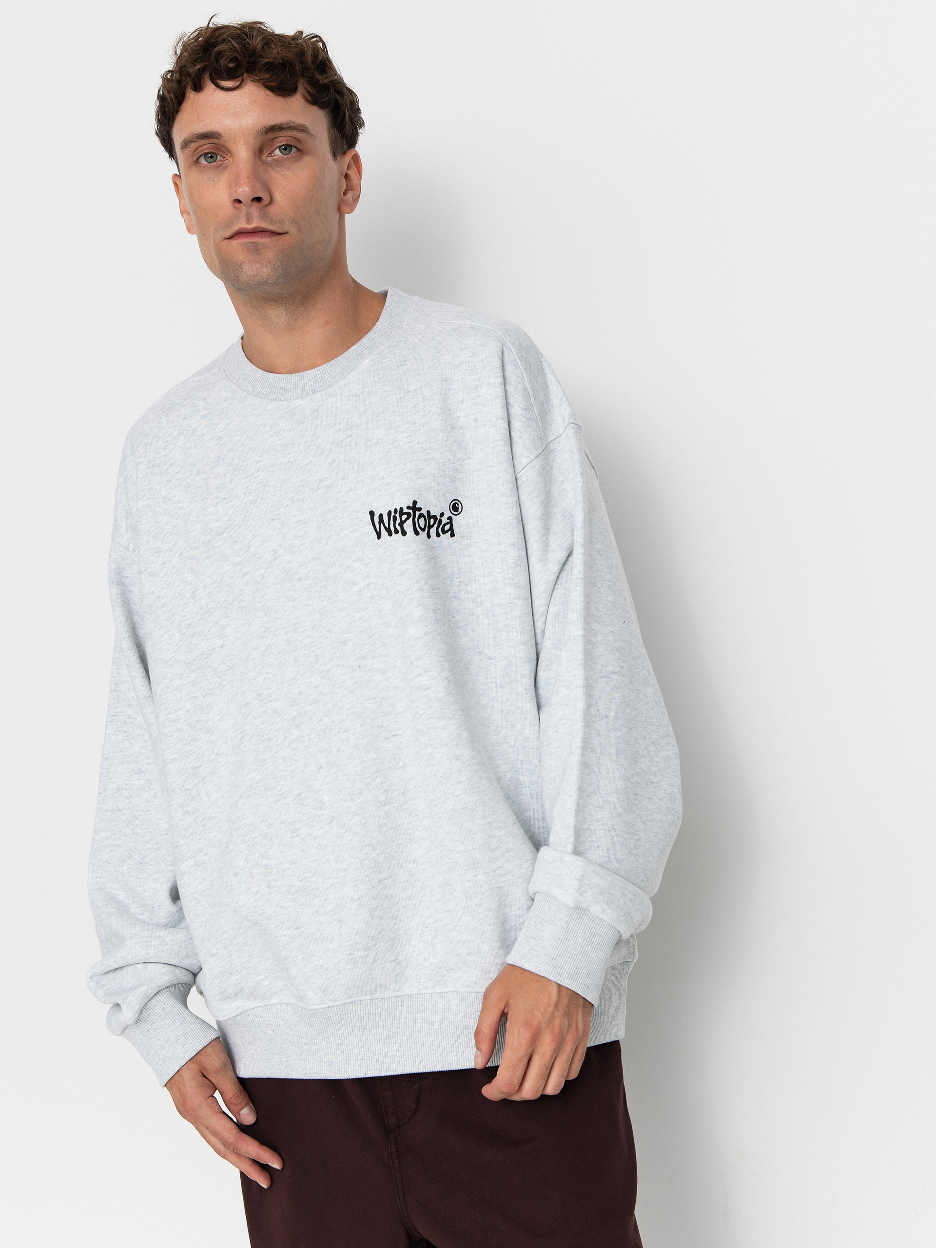 Світшот Carhartt WIP Wiptopia (ash heather)
