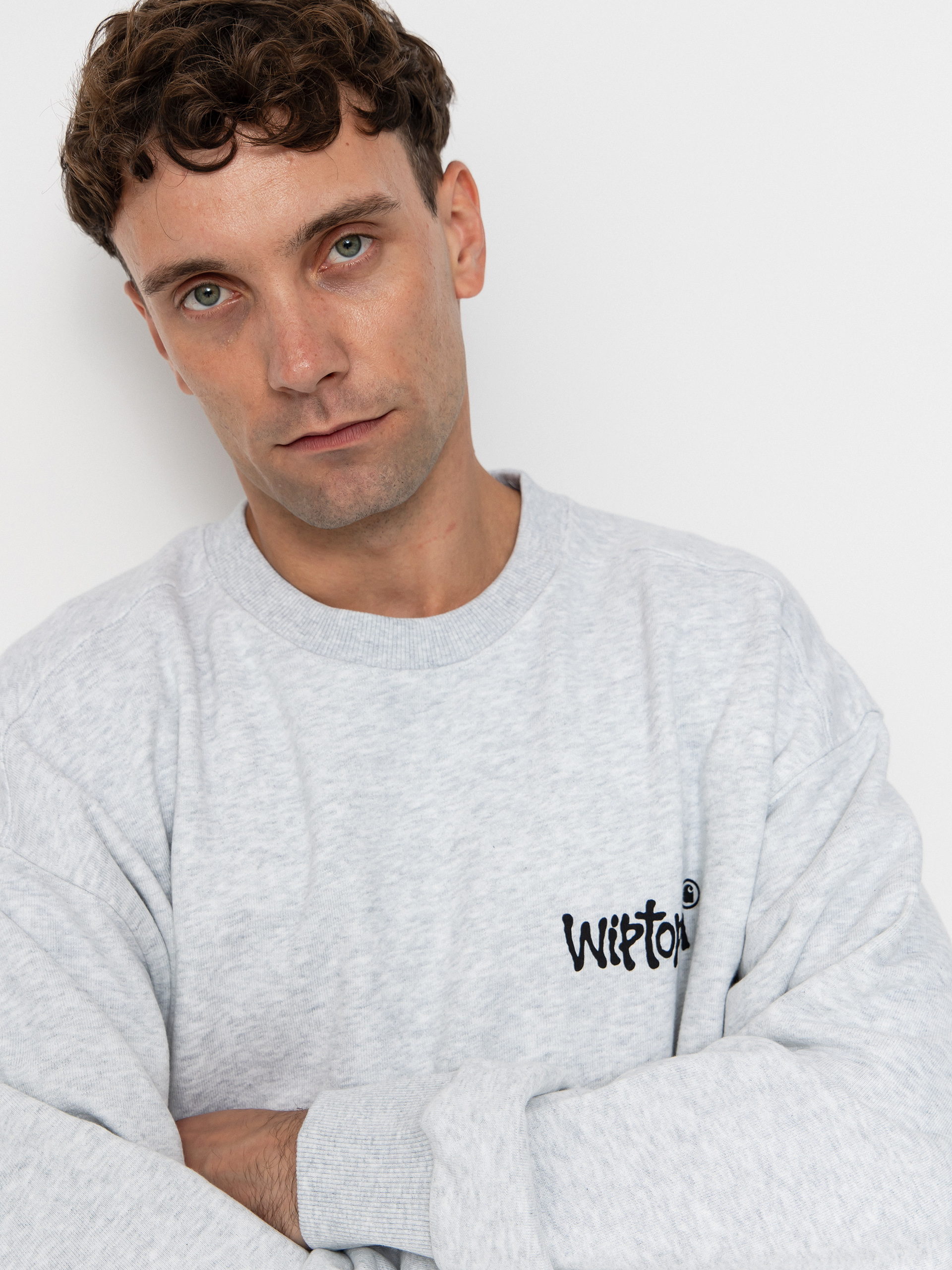 Світшот Carhartt WIP Wiptopia (ash heather)