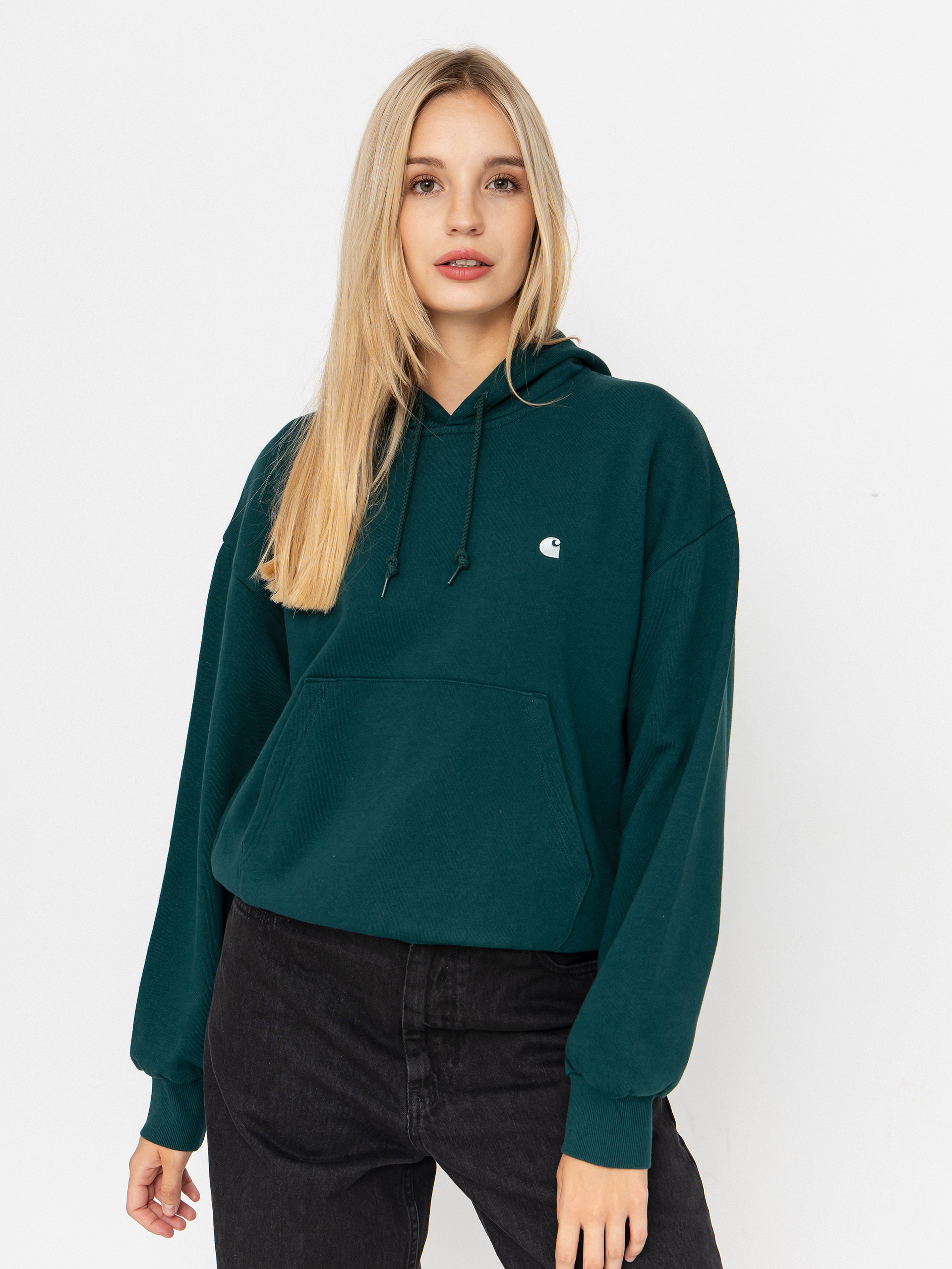 Худі Carhartt WIP Casey HD Wmn (dark fir/silver)