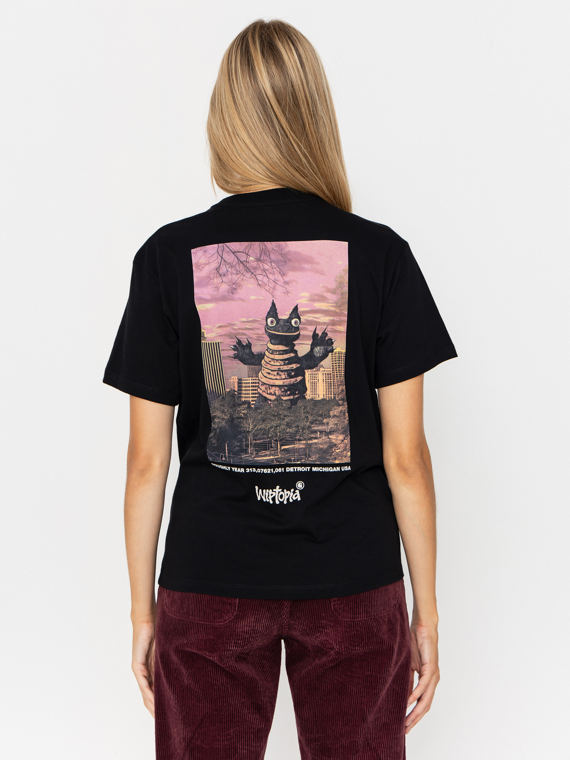 Футболка Carhartt WIP Wiptopia Wmn (black)