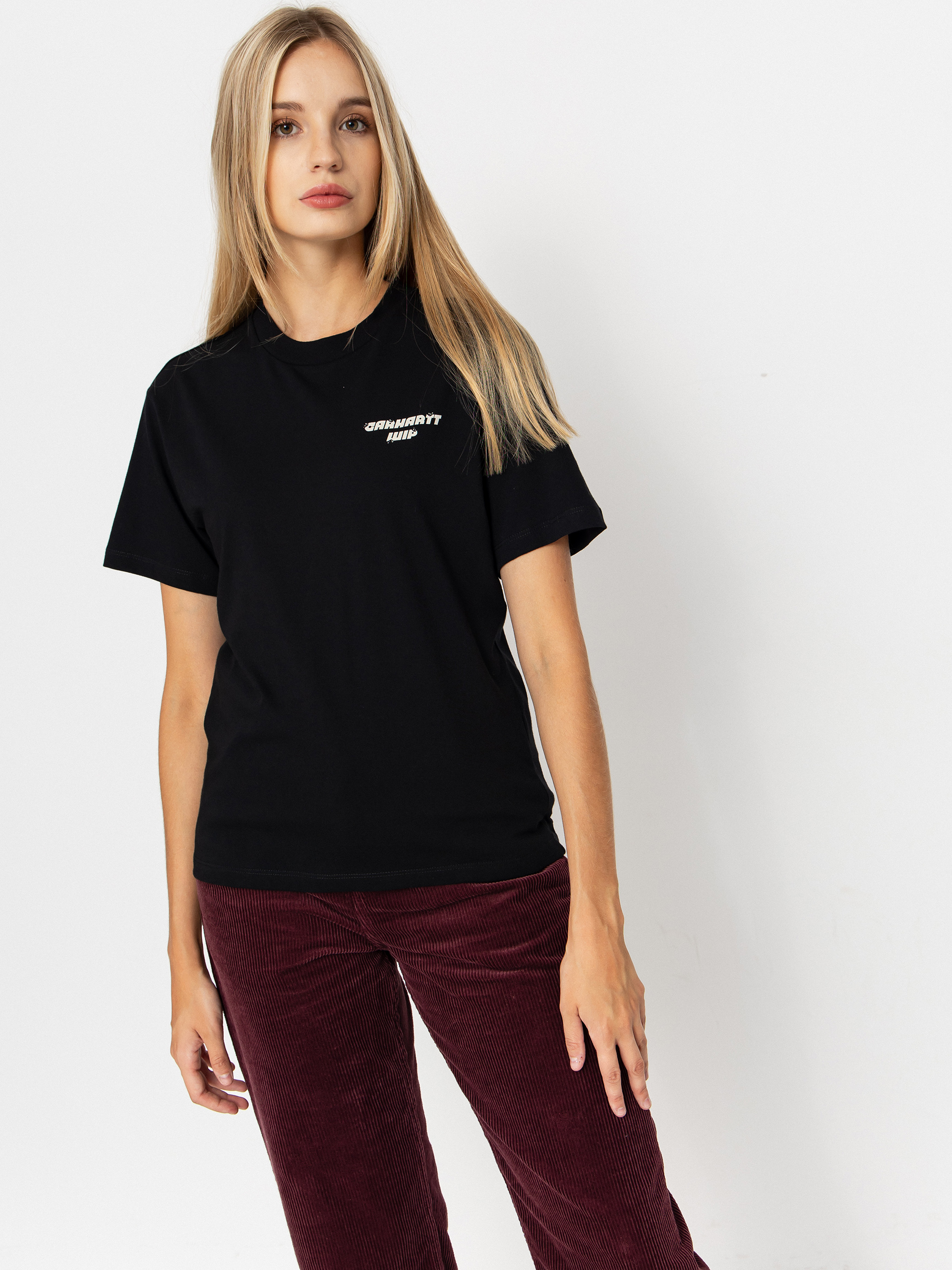 Футболка Carhartt WIP Wiptopia Wmn (black)