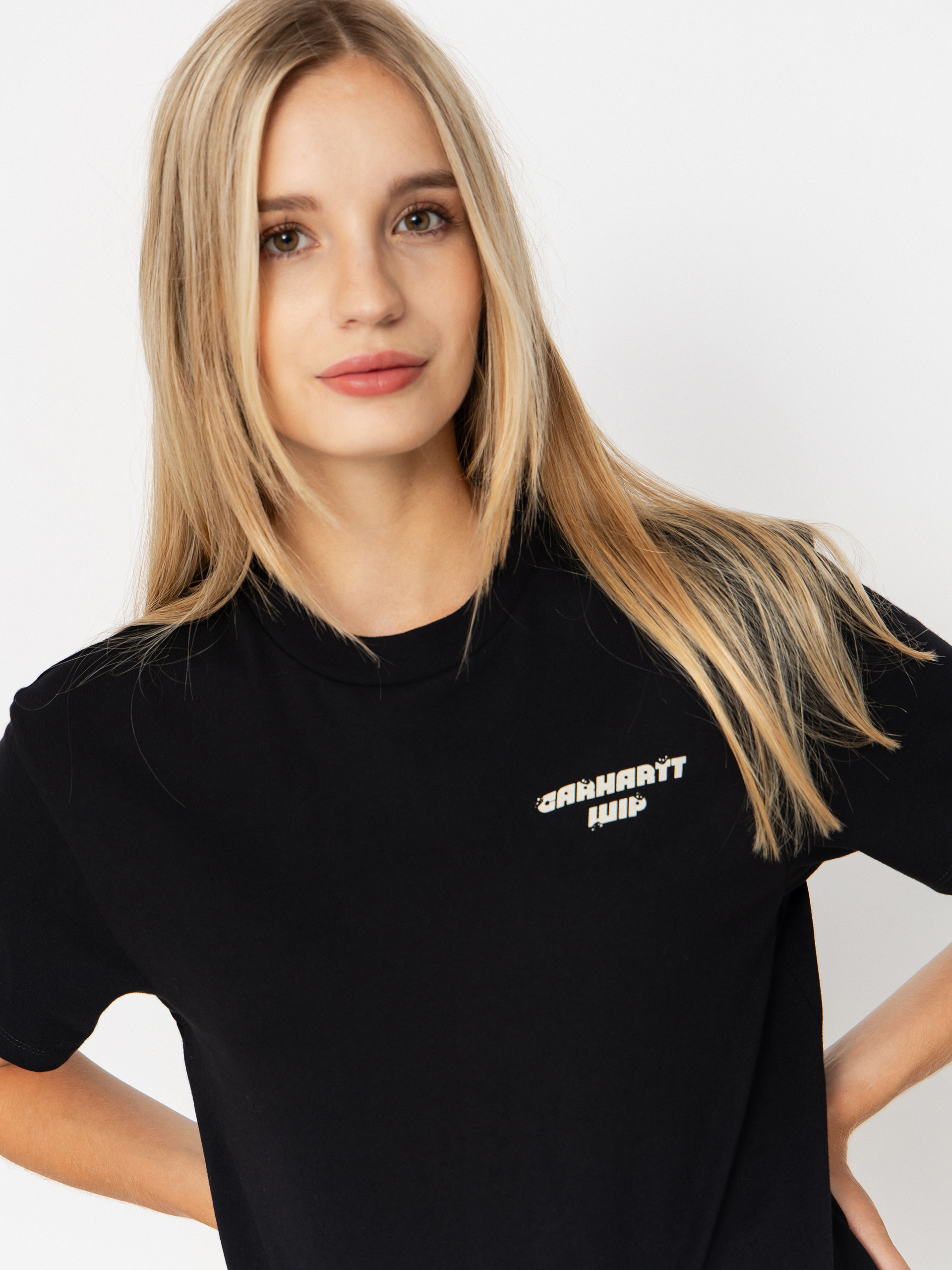 Футболка Carhartt WIP Wiptopia Wmn (black)