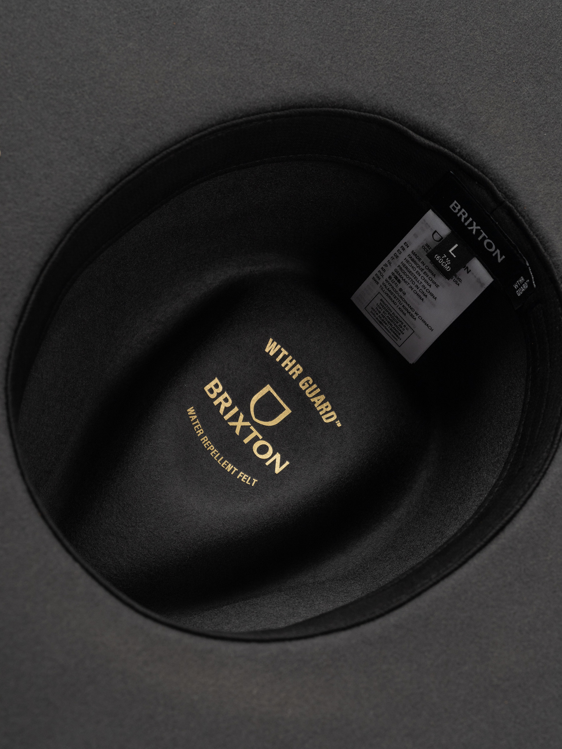 Капелюх Brixton Hawkins Wthr Guard Cowboy Hat (asphalt/brown)