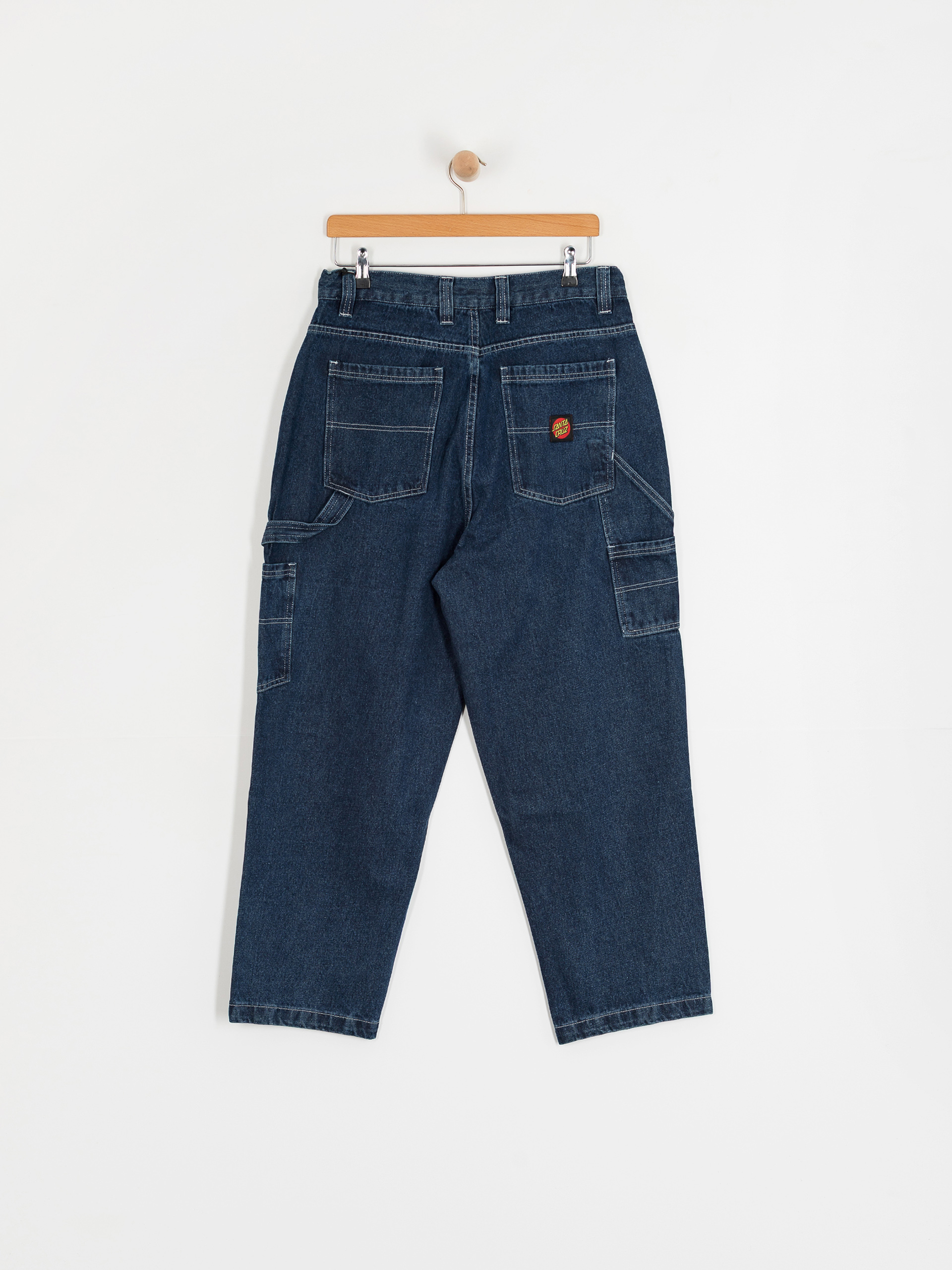Штани Santa Cruz Carpenter (dark denim/white)