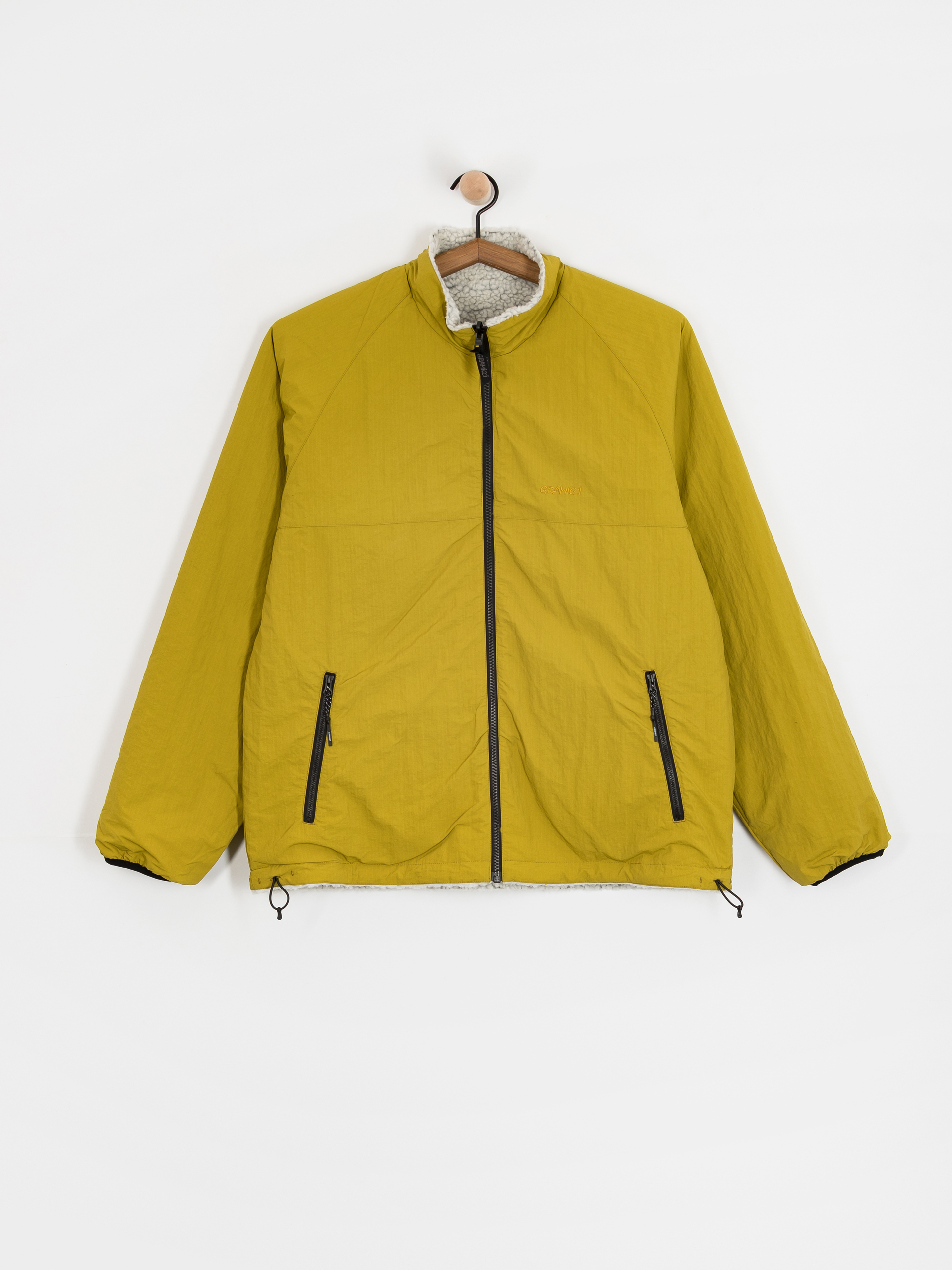 Куртка Gramicci Reversible Sherpa (natural/chartreuse)