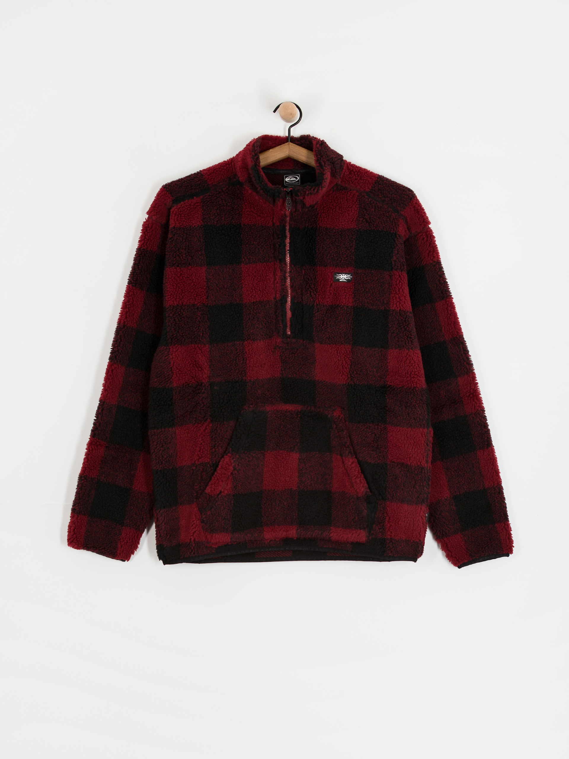 Чоловічий Флісовий светр Quiksilver Mercury Woodlands Sherpa (woodlands biking red)