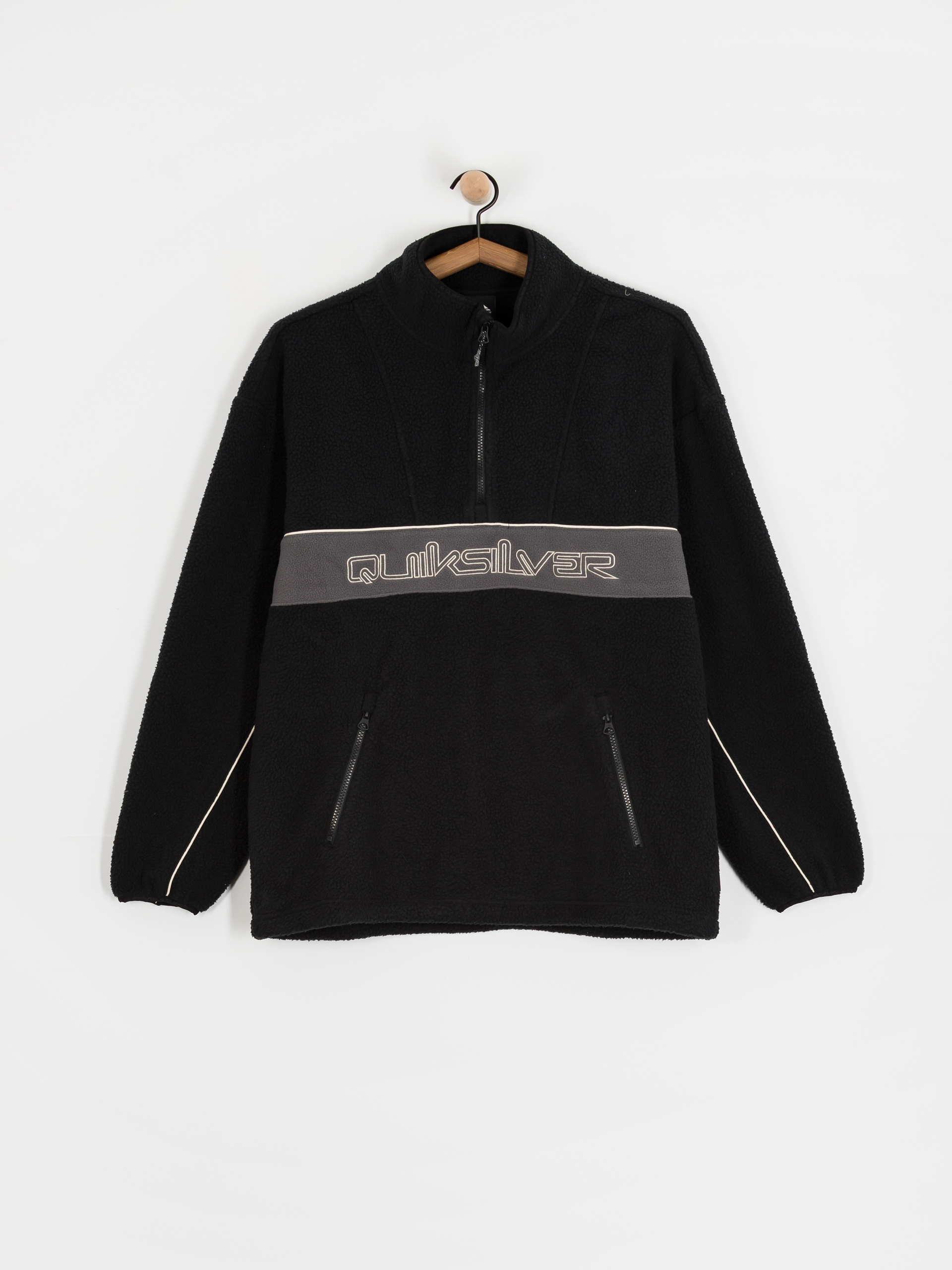 Чоловічий Флісовий светр Quiksilver Omni Sherpa HZ (black)