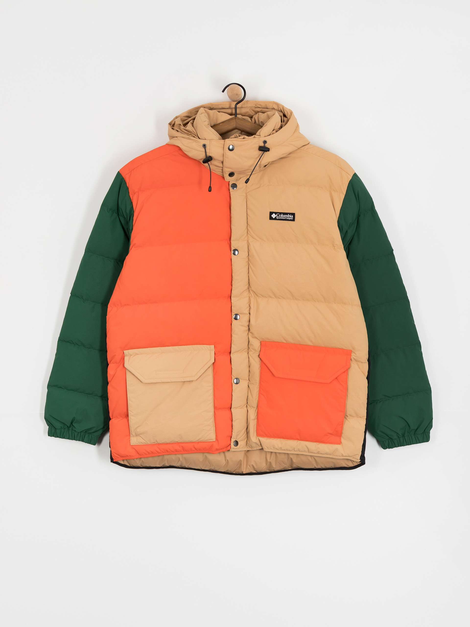 Куртка Columbia Wallowa Down Hooded (canoe/zing/rain forest/black)