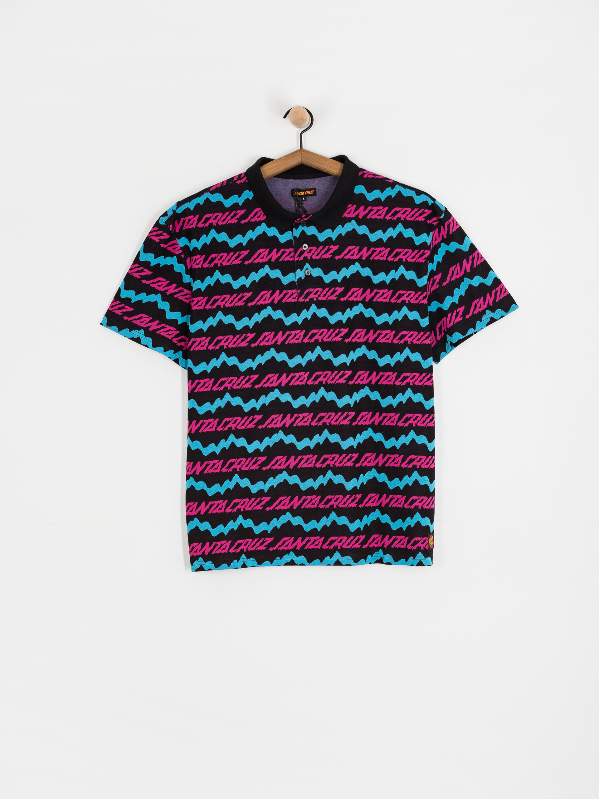 Футболка Santa Cruz Slime Drip Polo (black)